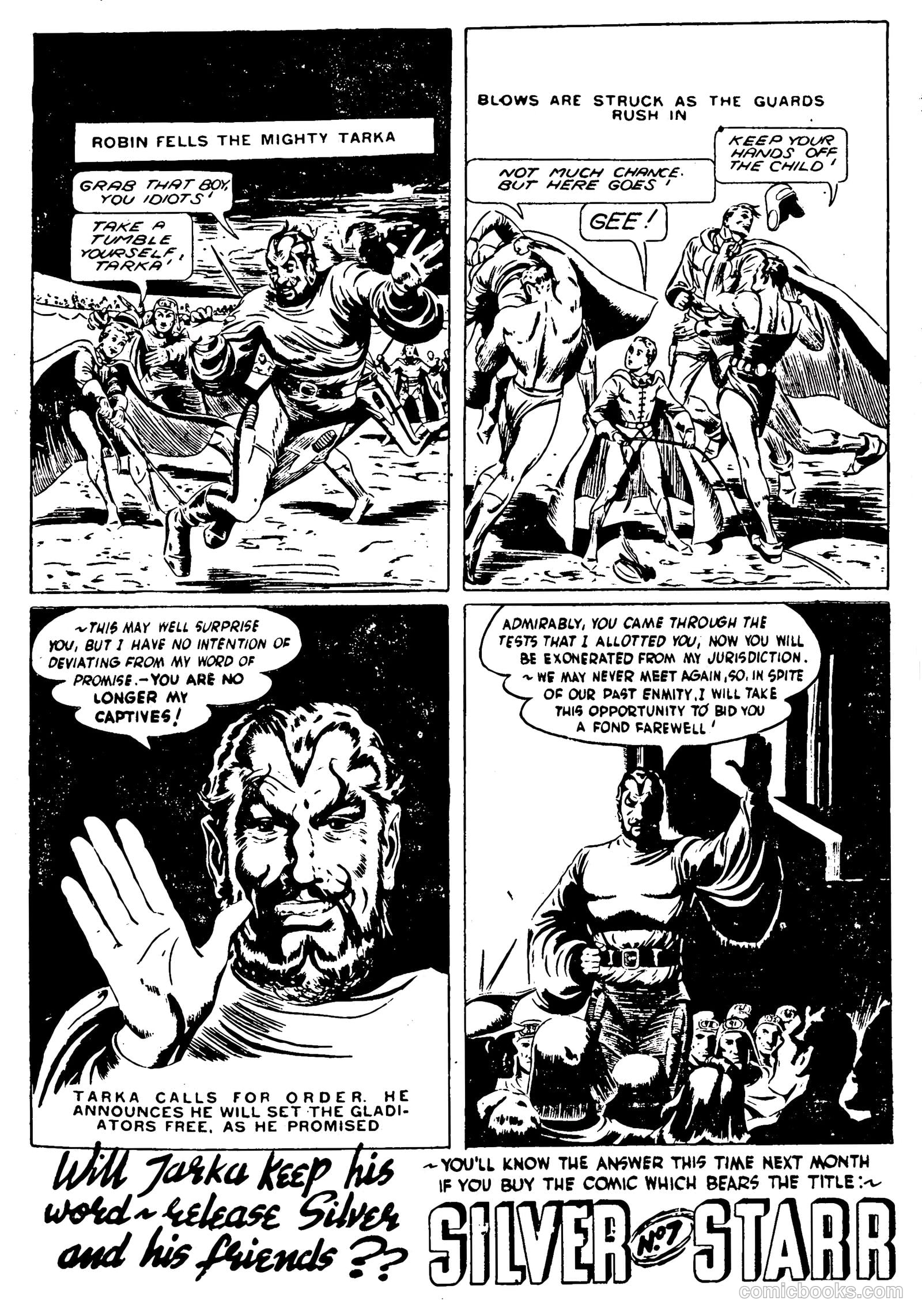 Silver Starr Super Comic #6 — page 25 of 26
