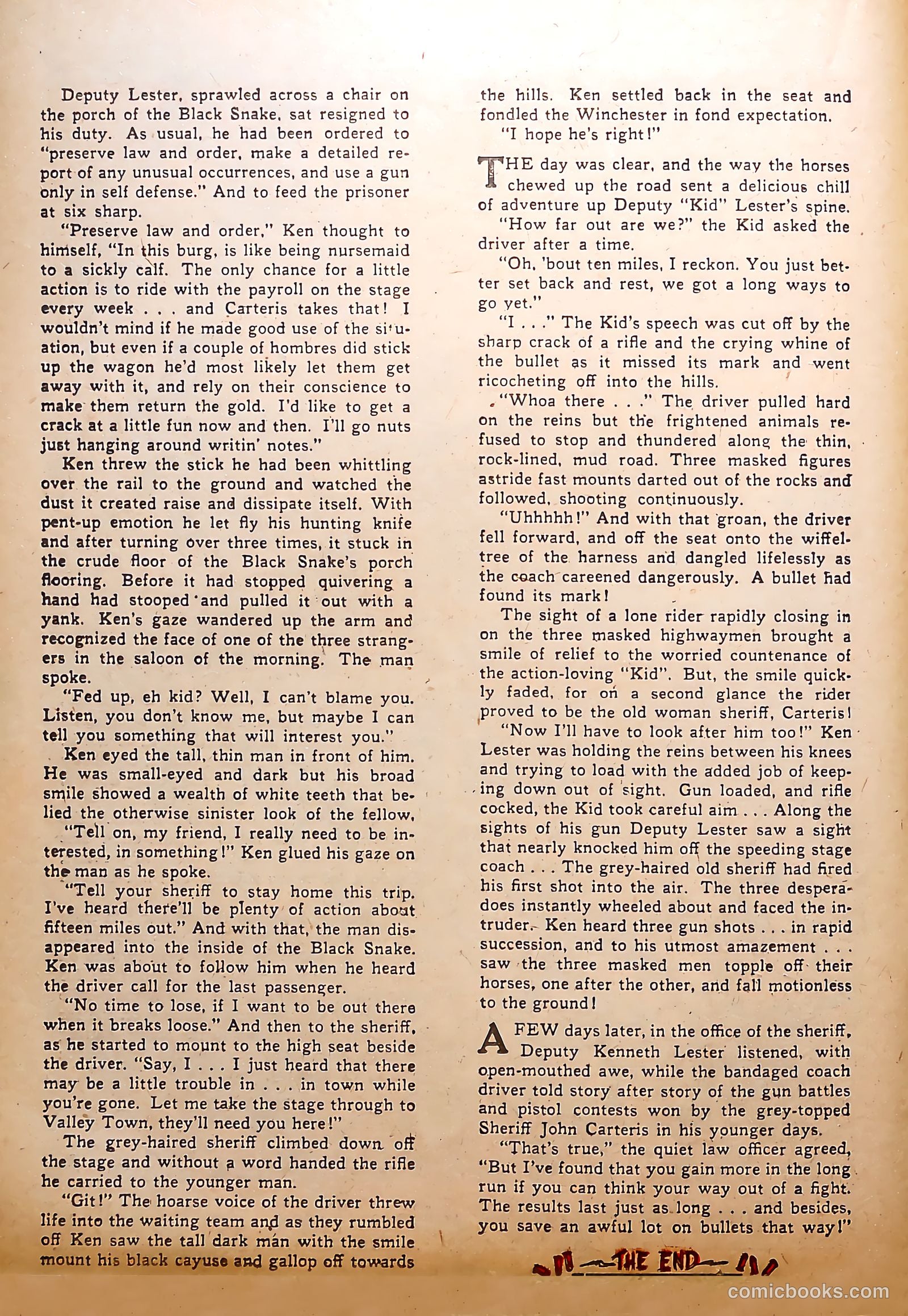 Silver Streak Comics #1 (1939) — page 22 of 68