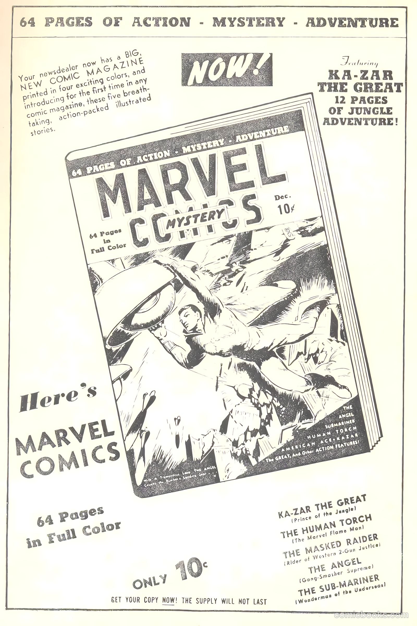 Silver Streak Comics #1 (1939) — page 67 of 68
