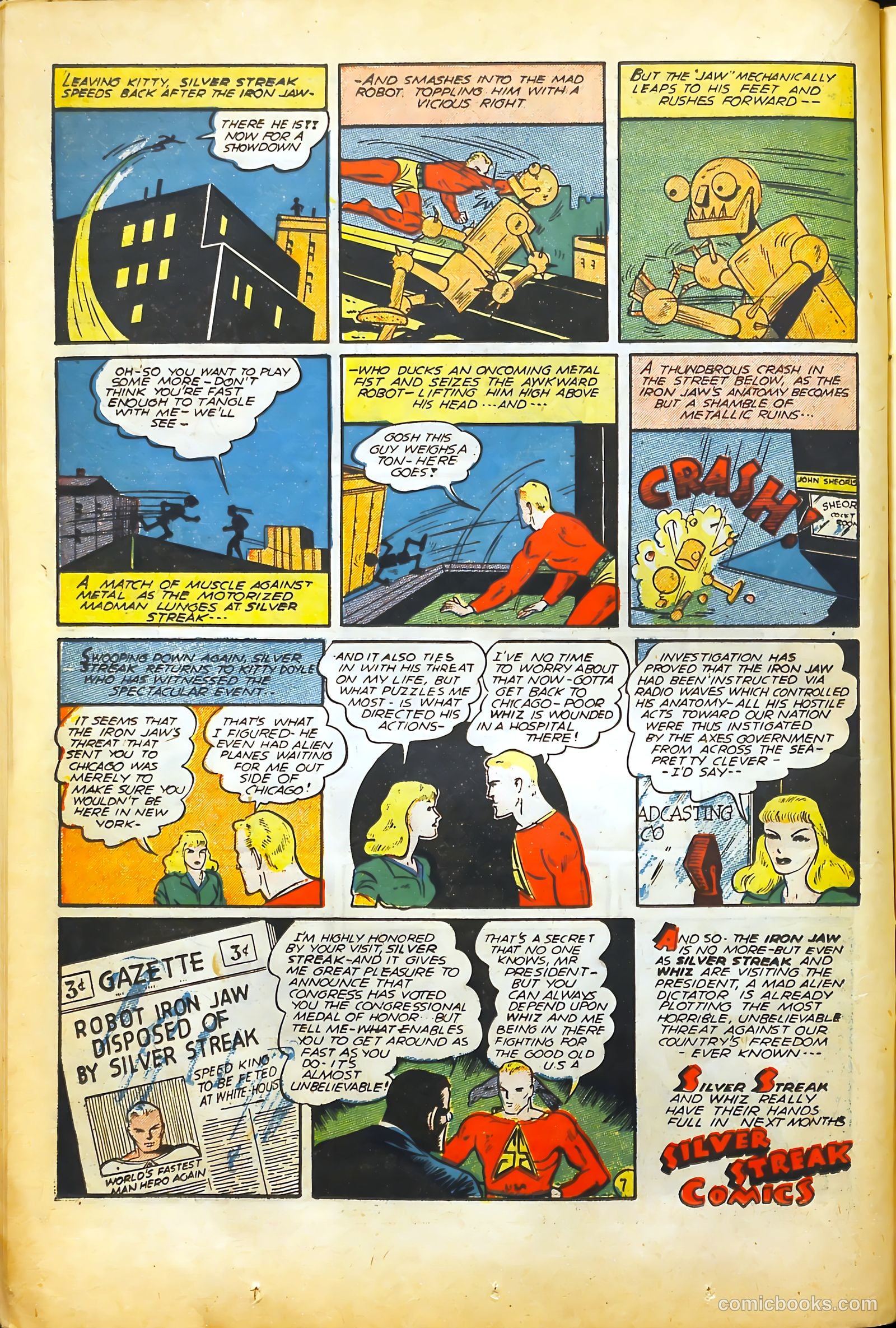 Silver Streak Comics #10 (1941) — page 24 of 69