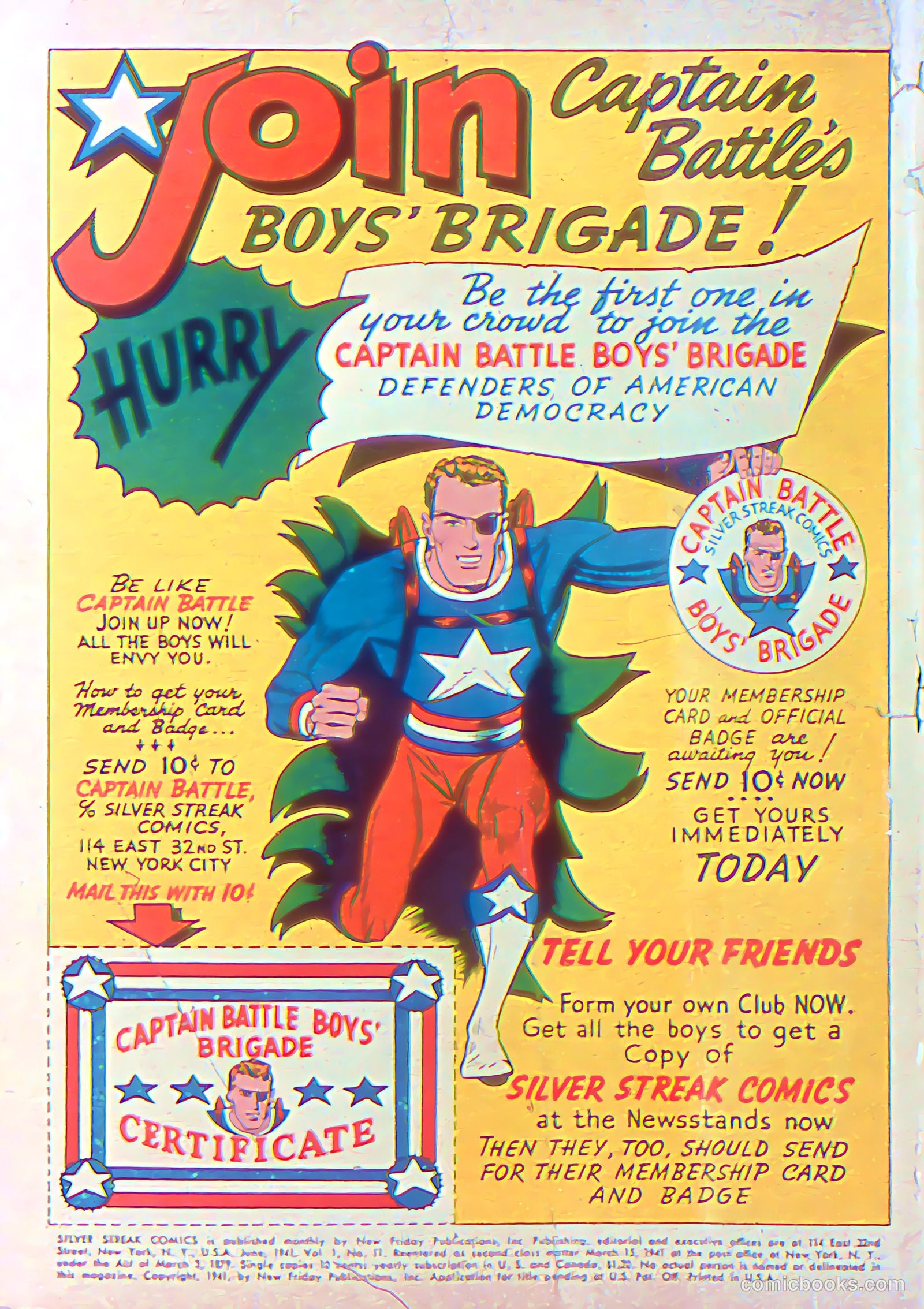 Silver Streak Comics #11 (1941) — page 2 of 68