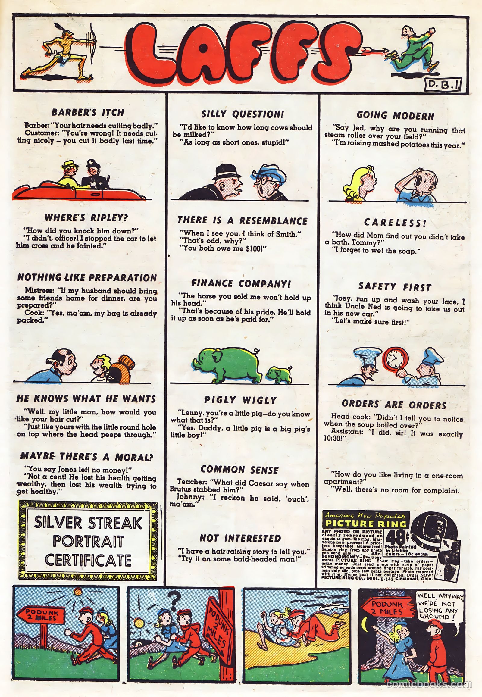 Silver Streak Comics #11 (1941) — page 21 of 68