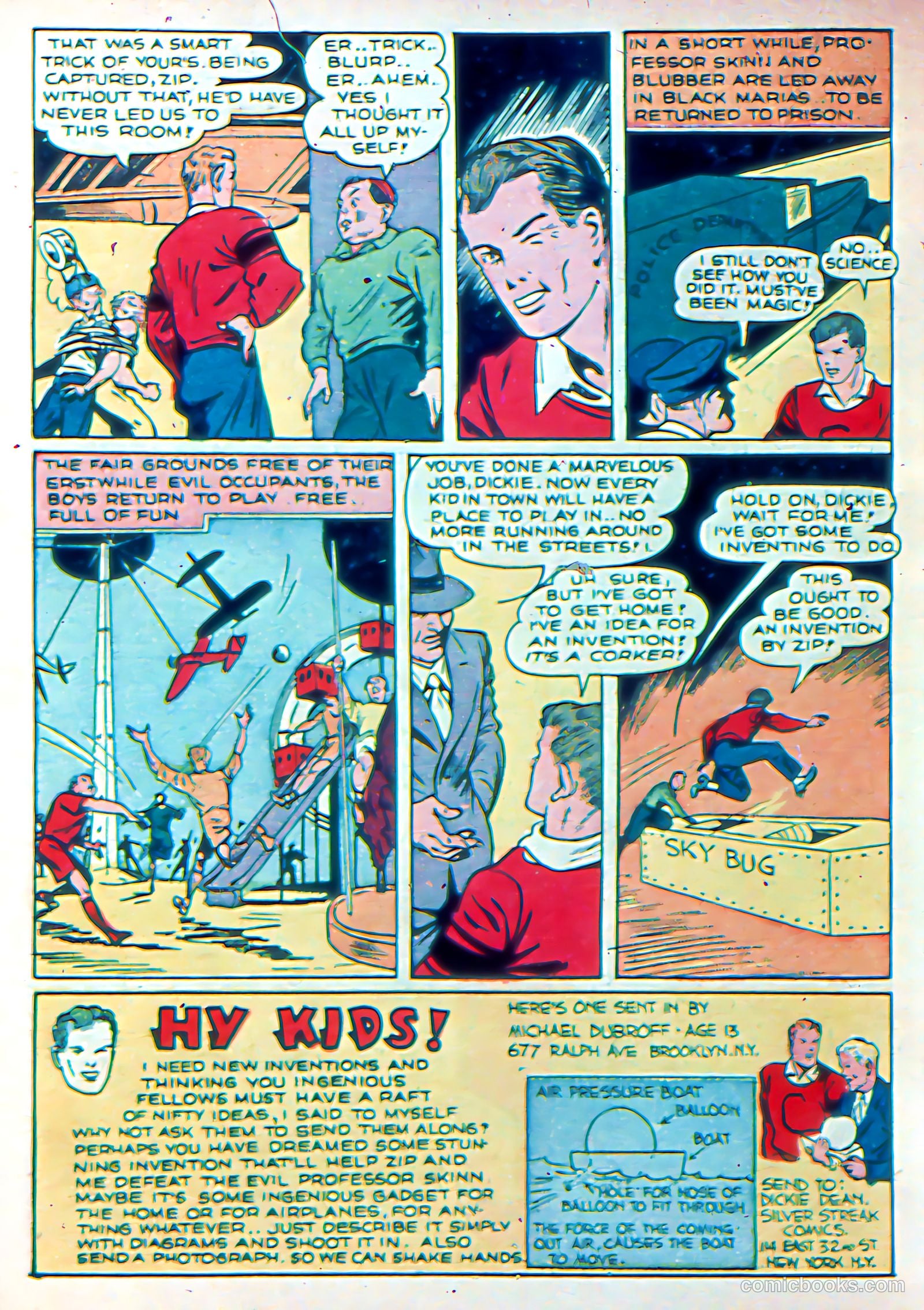 Silver Streak Comics #11 (1941) — page 34 of 68