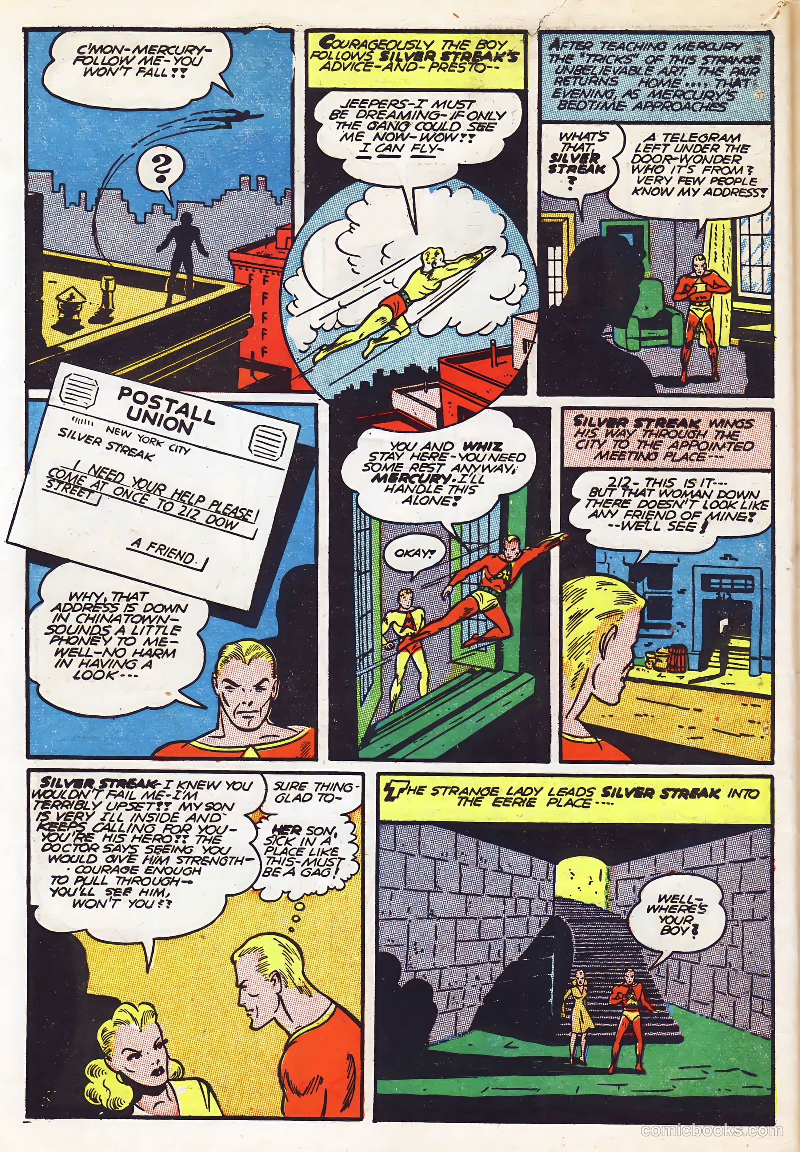 Silver Streak Comics #11 (1941) — page 64 of 68
