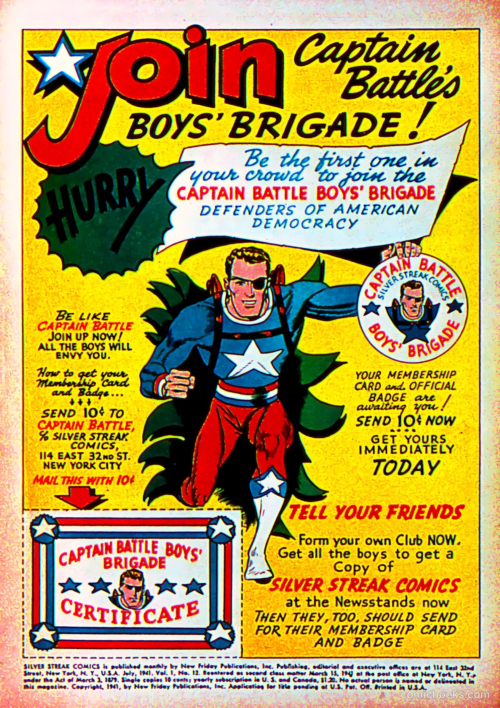 Silver Streak Comics #12 (1941) — page 2 of 67