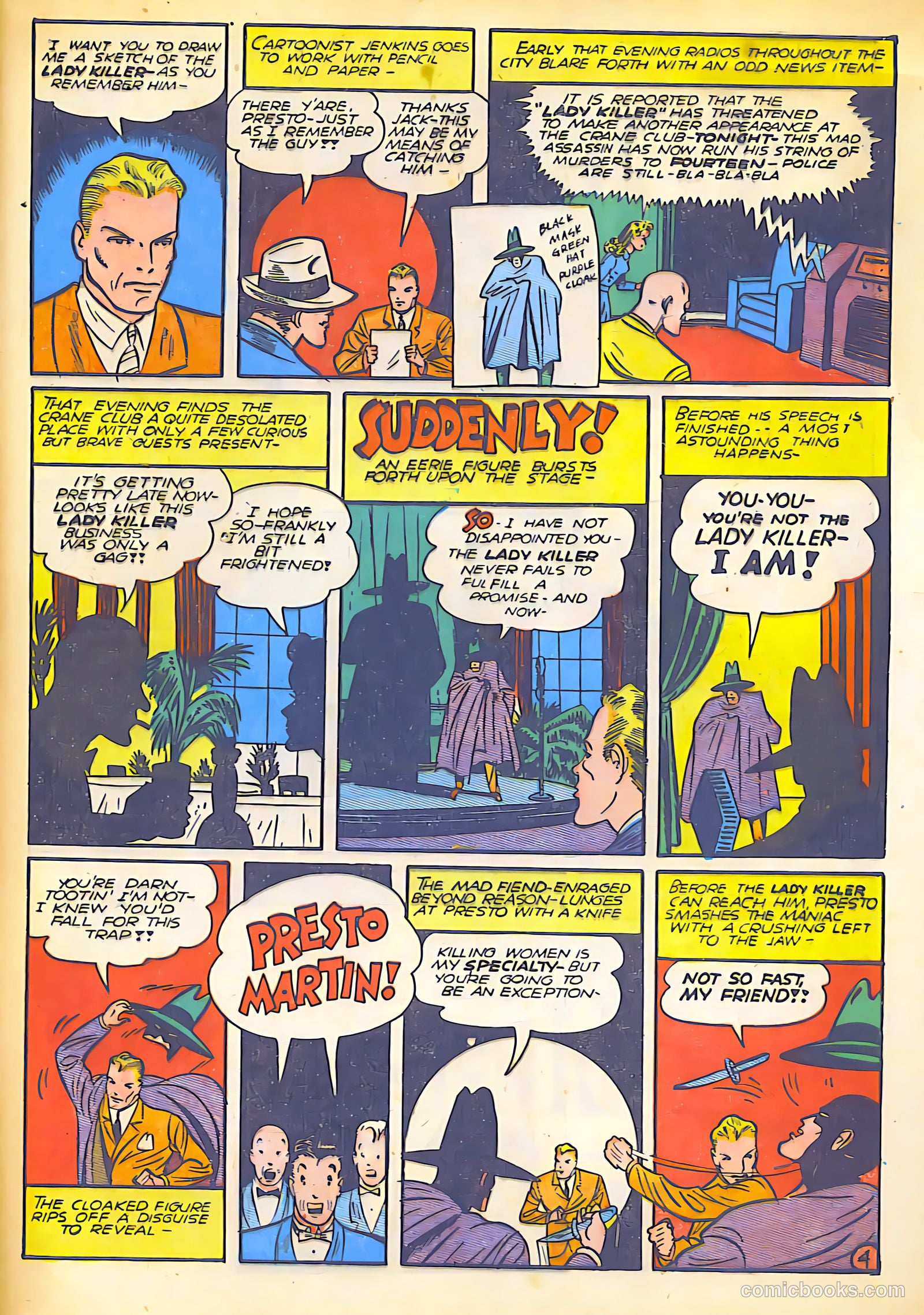 Silver Streak Comics #12 (1941) — page 64 of 67