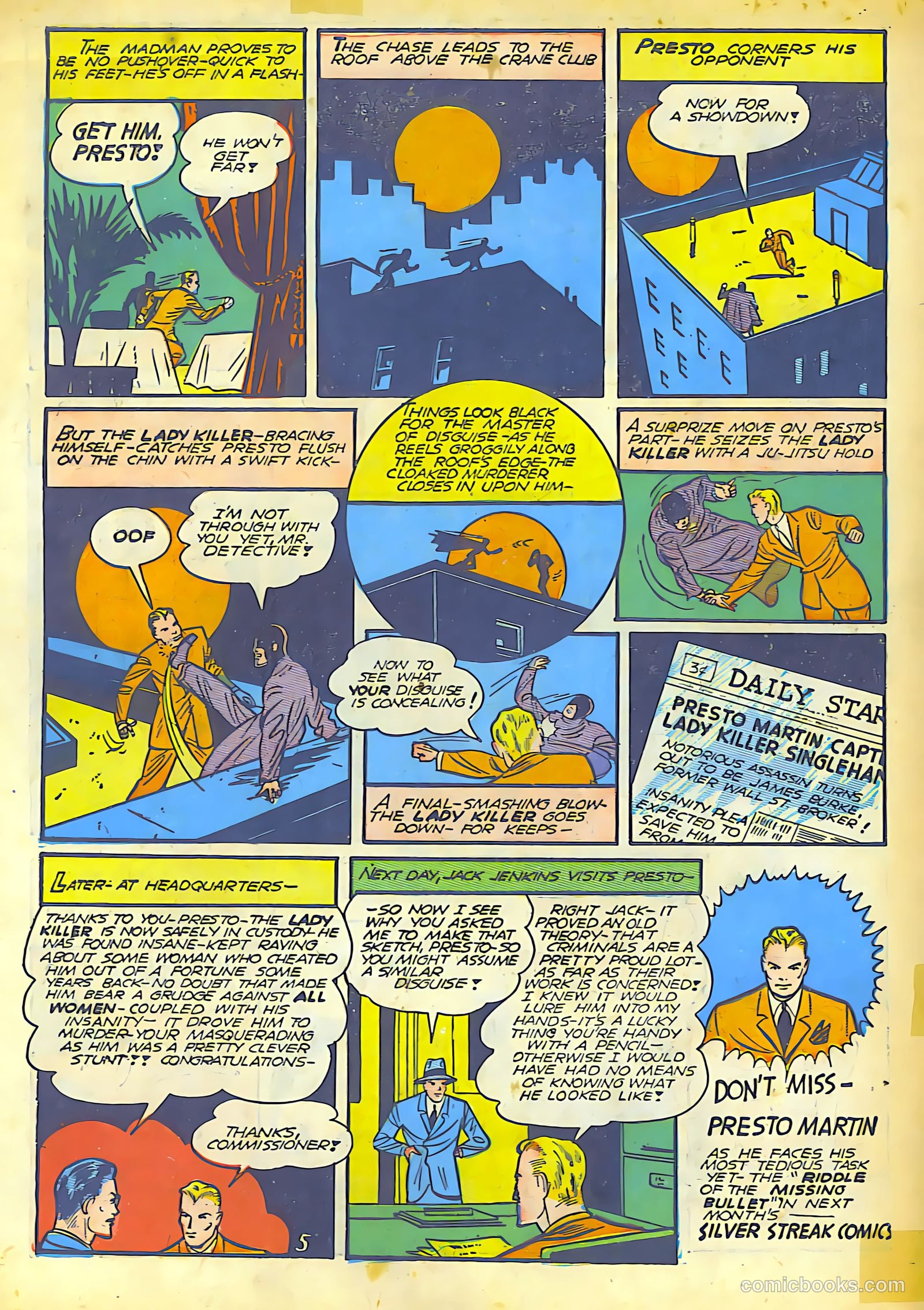 Silver Streak Comics #12 (1941) — page 65 of 67