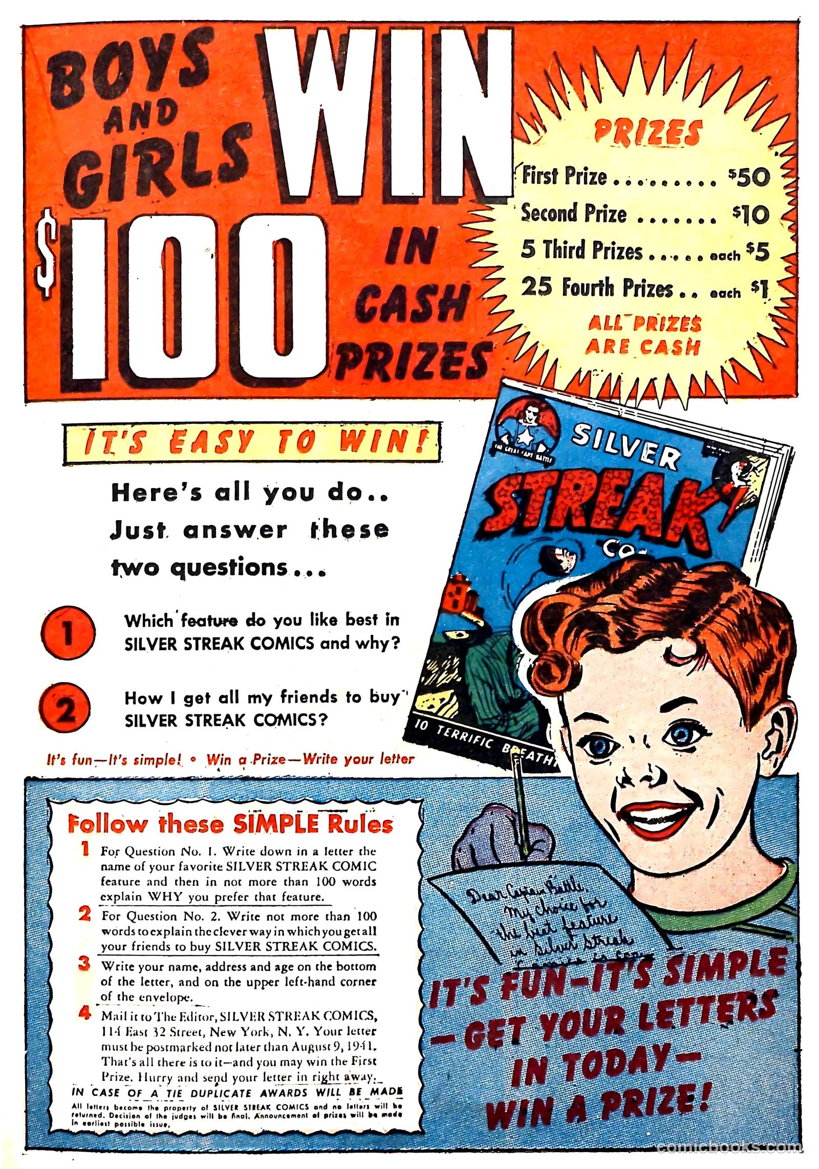 Silver Streak Comics #13 (1941) — page 31 of 69