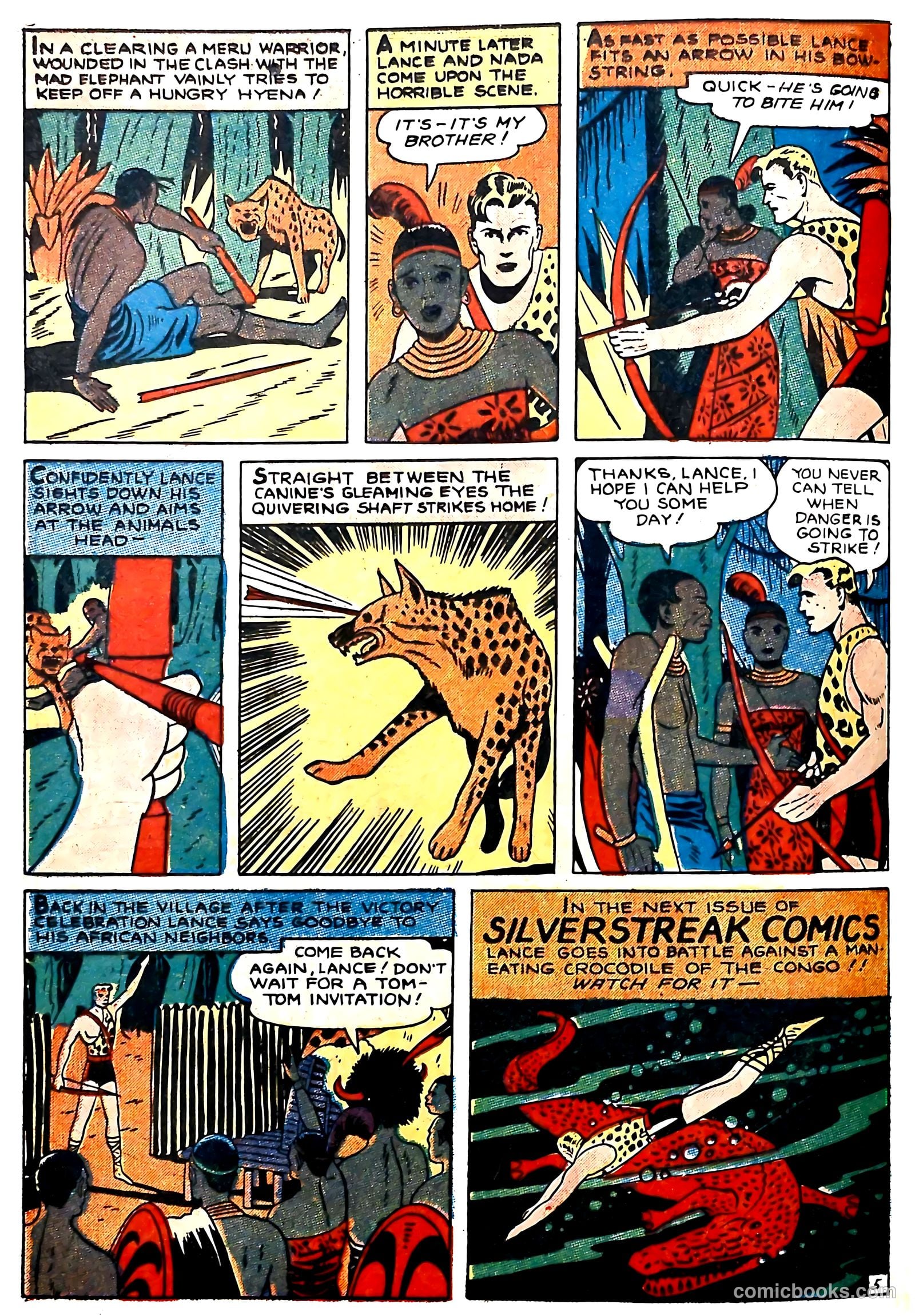 Silver Streak Comics #13 (1941) — page 36 of 69