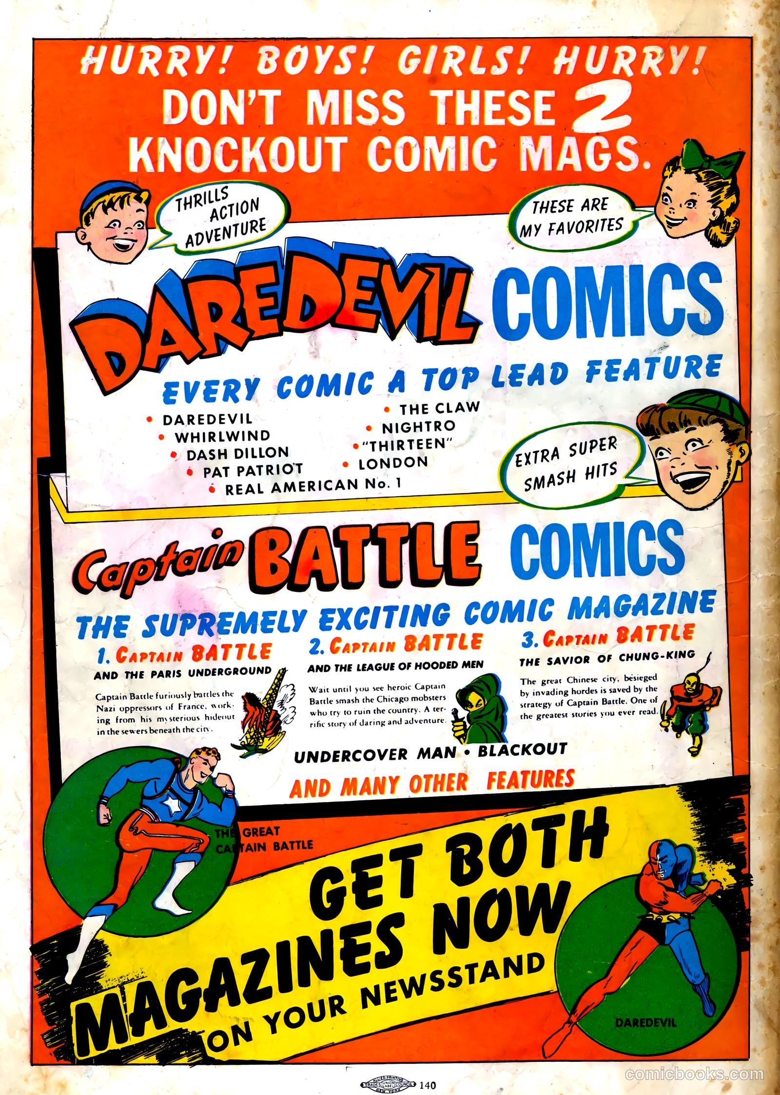 Silver Streak Comics #14 (1941) — page 68 of 68