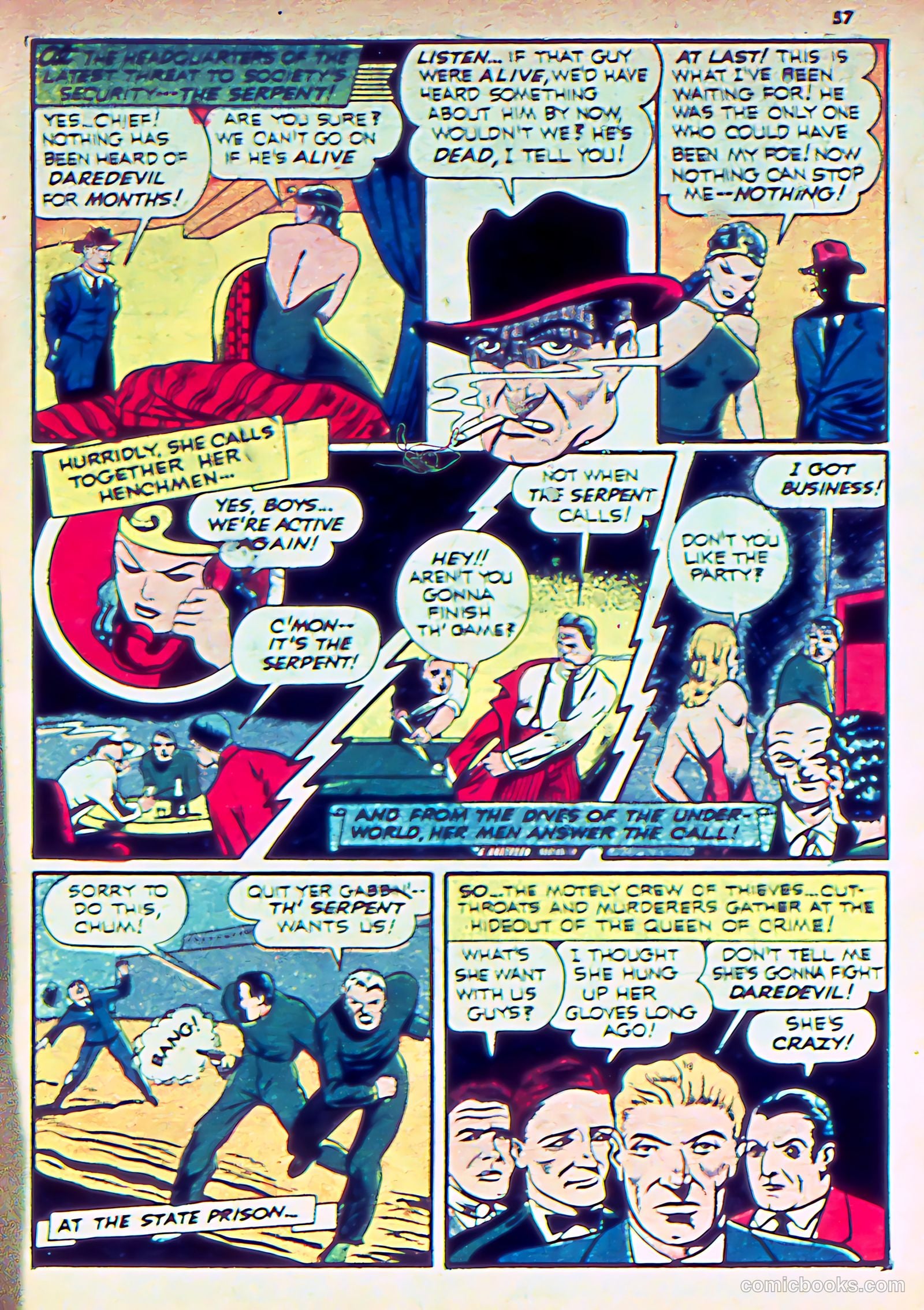 Silver Streak Comics #15 (1941) — page 59 of 68