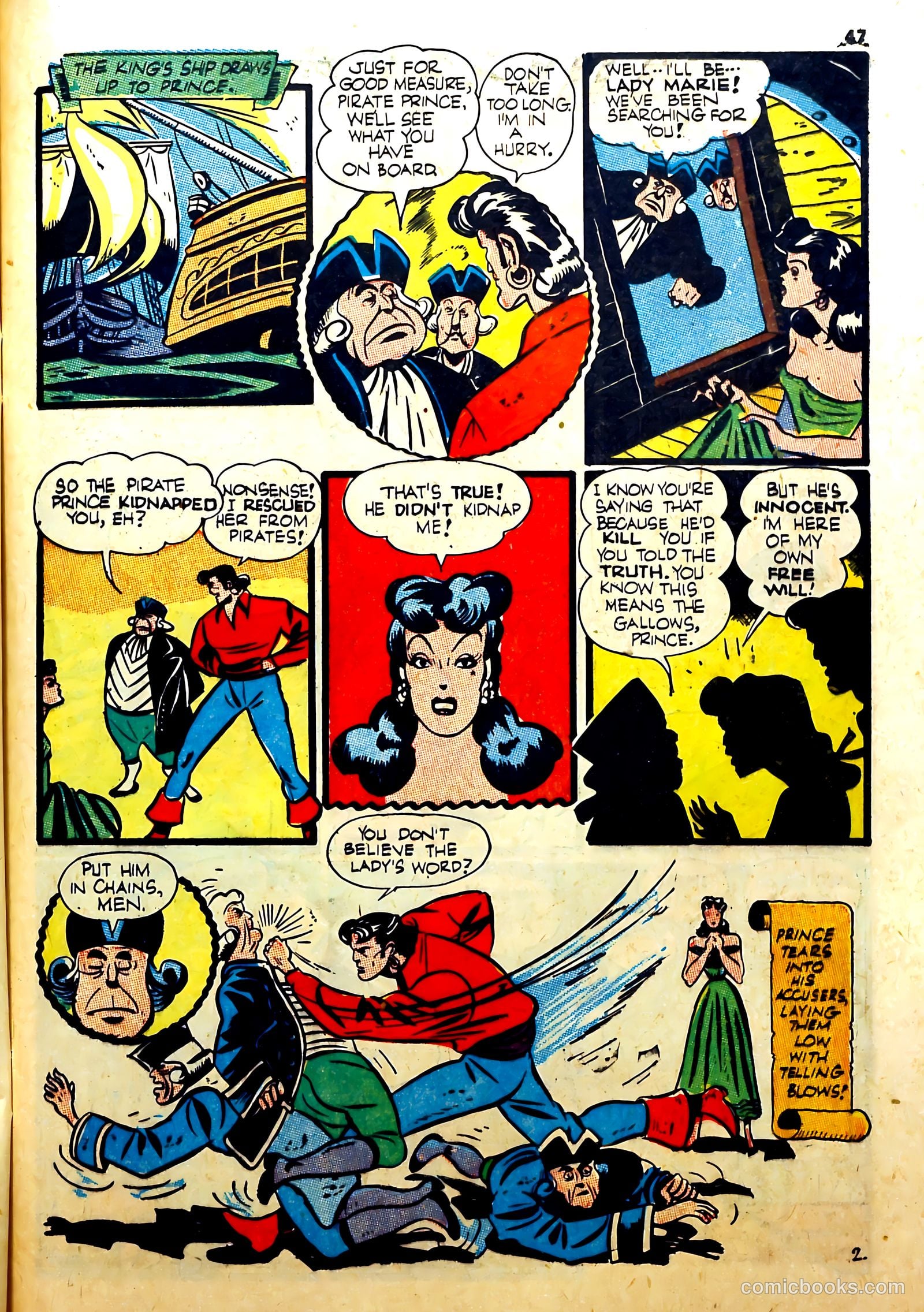 Silver Streak Comics #16 (1941) — page 48 of 67