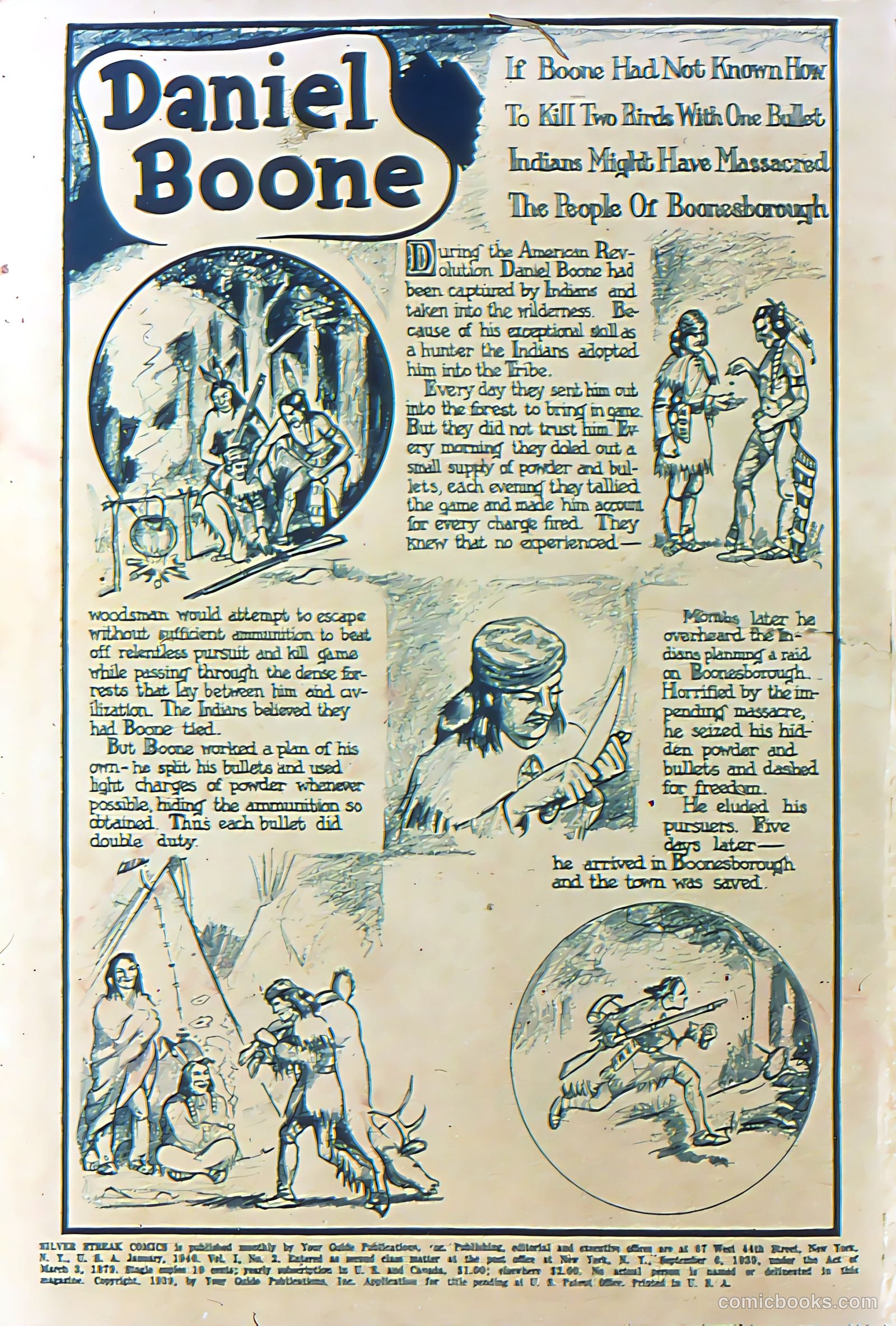 Silver Streak Comics #2 (1940) — page 2 of 68