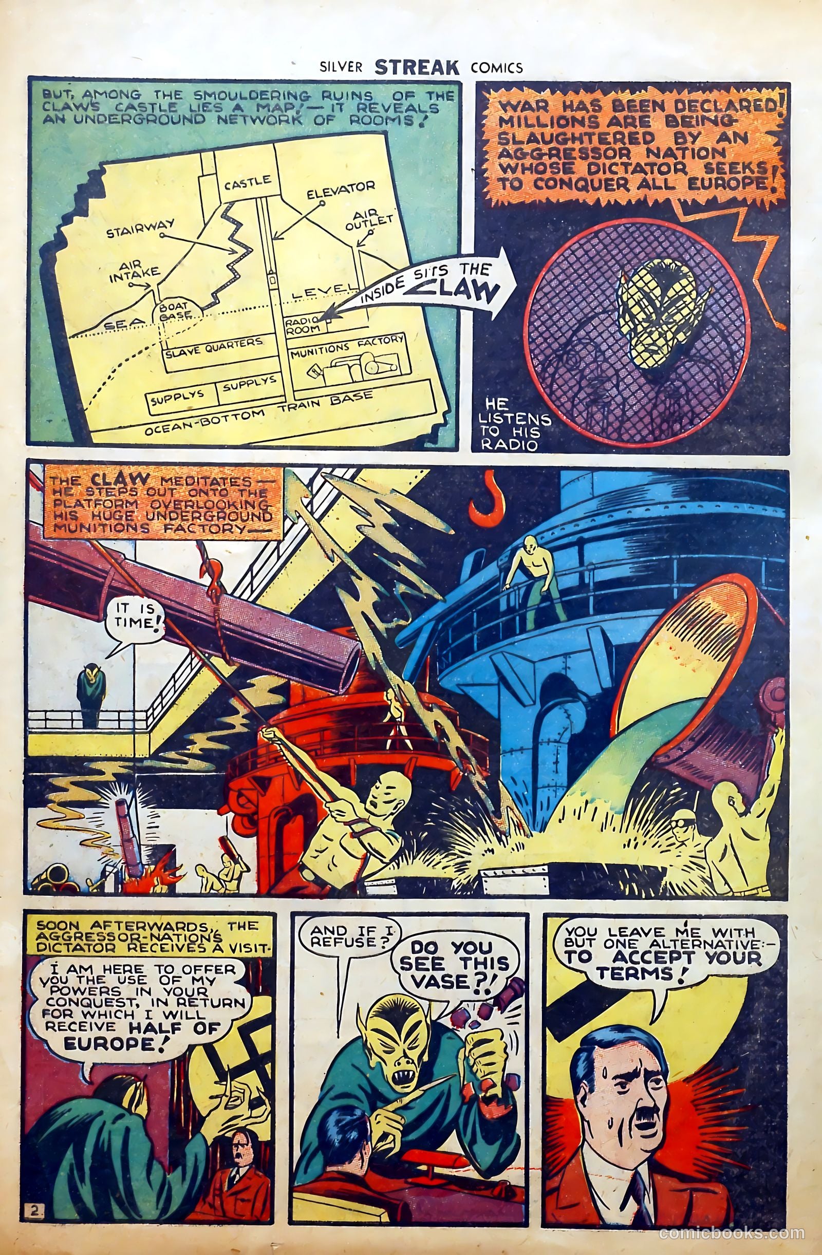 Silver Streak Comics #2 (1940) — page 4 of 68