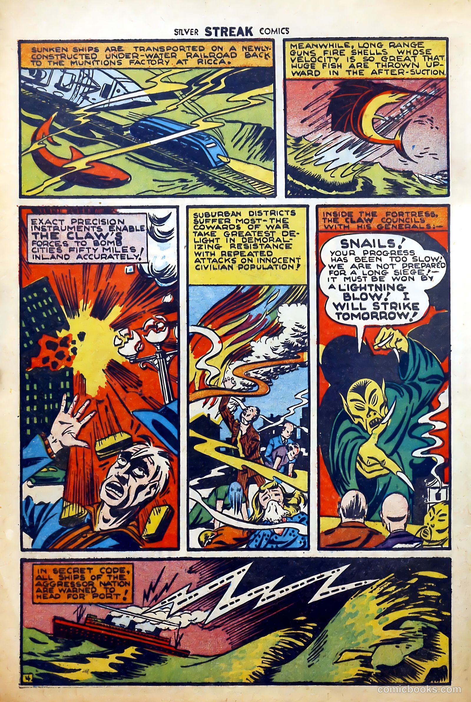 Silver Streak Comics #2 (1940) — page 6 of 68