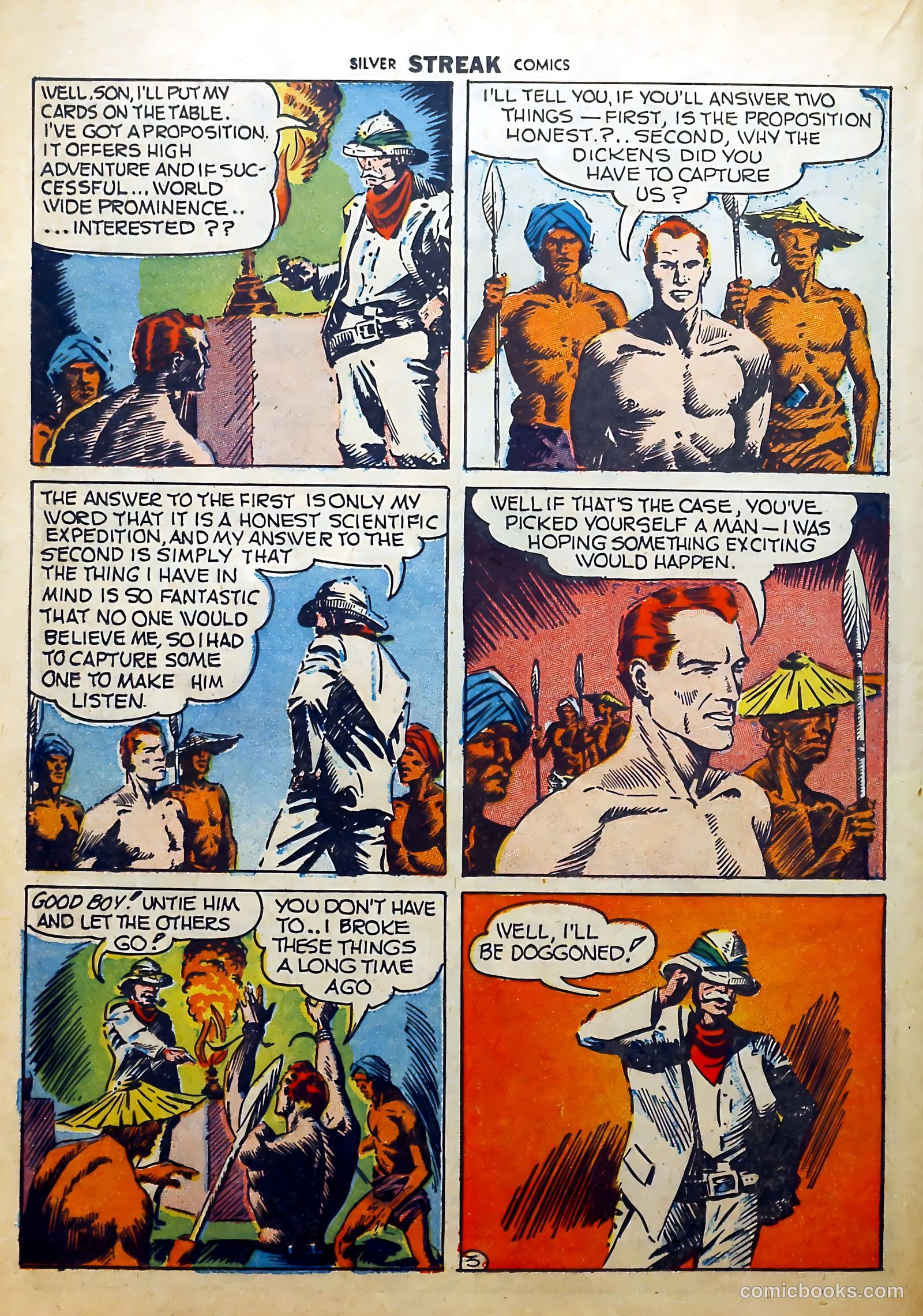 Silver Streak Comics #2 (1940) — page 32 of 68