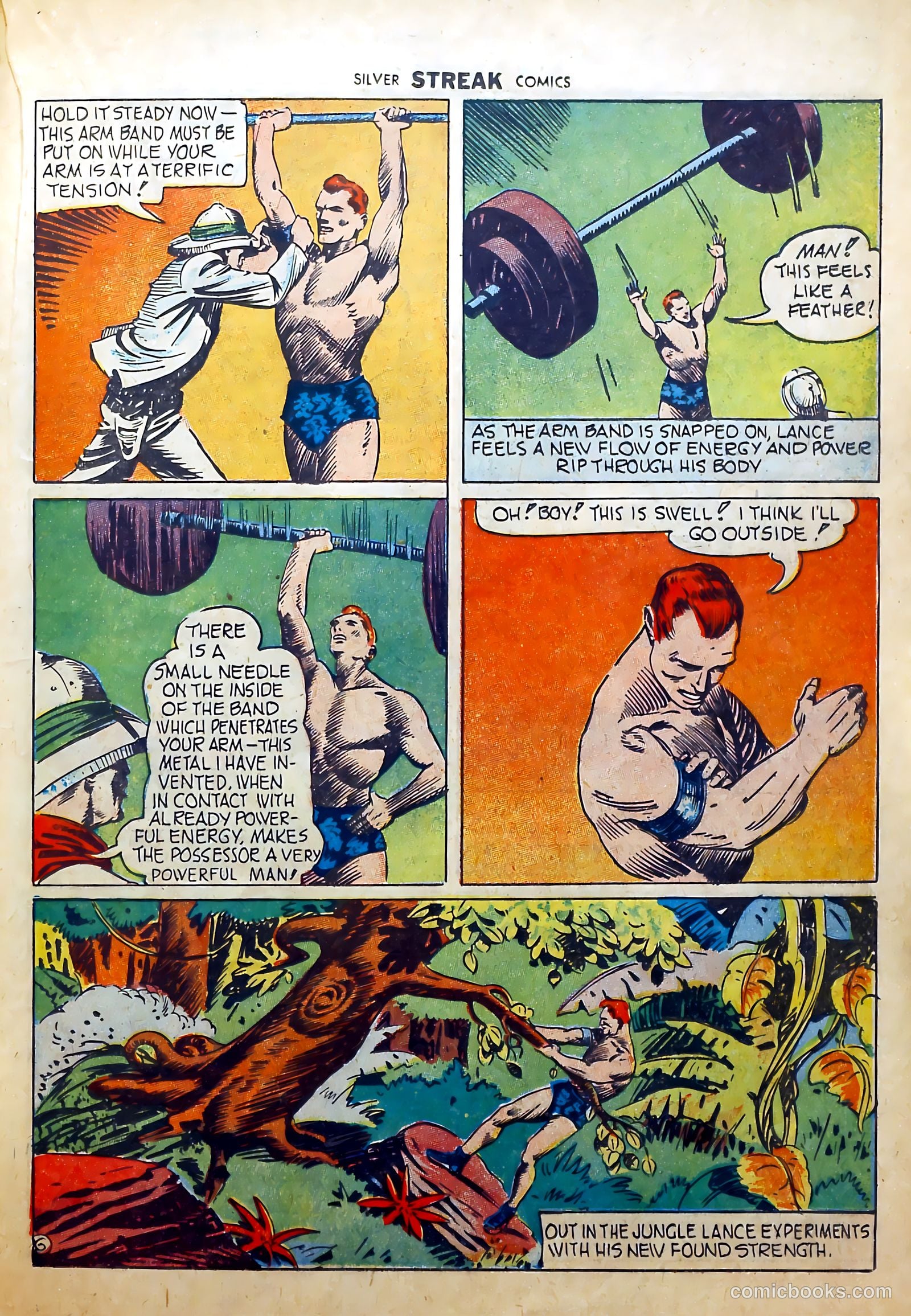 Silver Streak Comics #2 (1940) — page 35 of 68