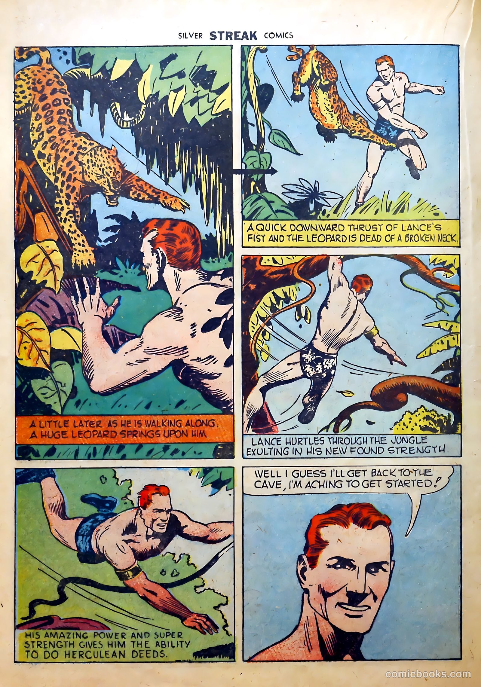 Silver Streak Comics #2 (1940) — page 36 of 68