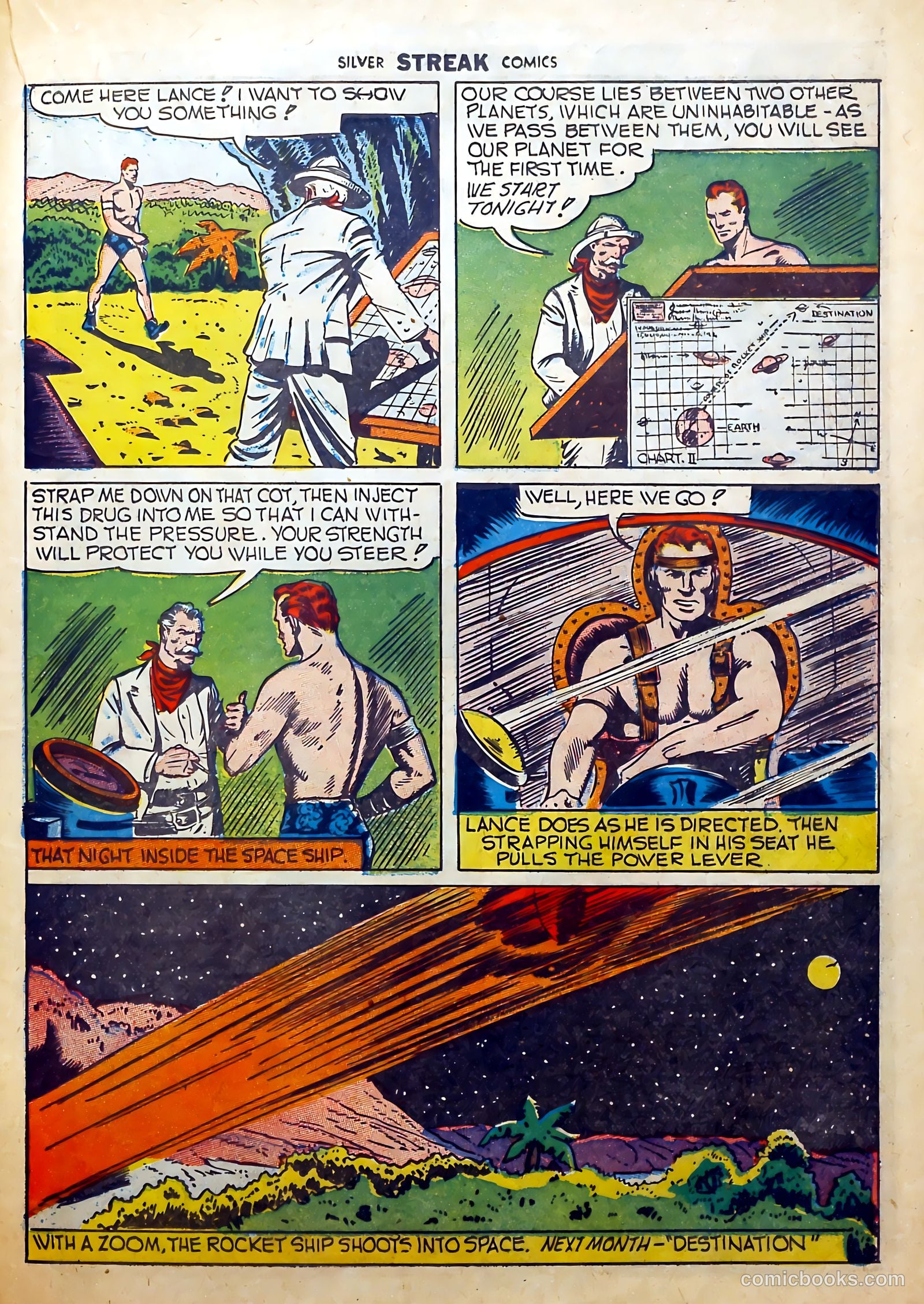 Silver Streak Comics #2 (1940) — page 37 of 68