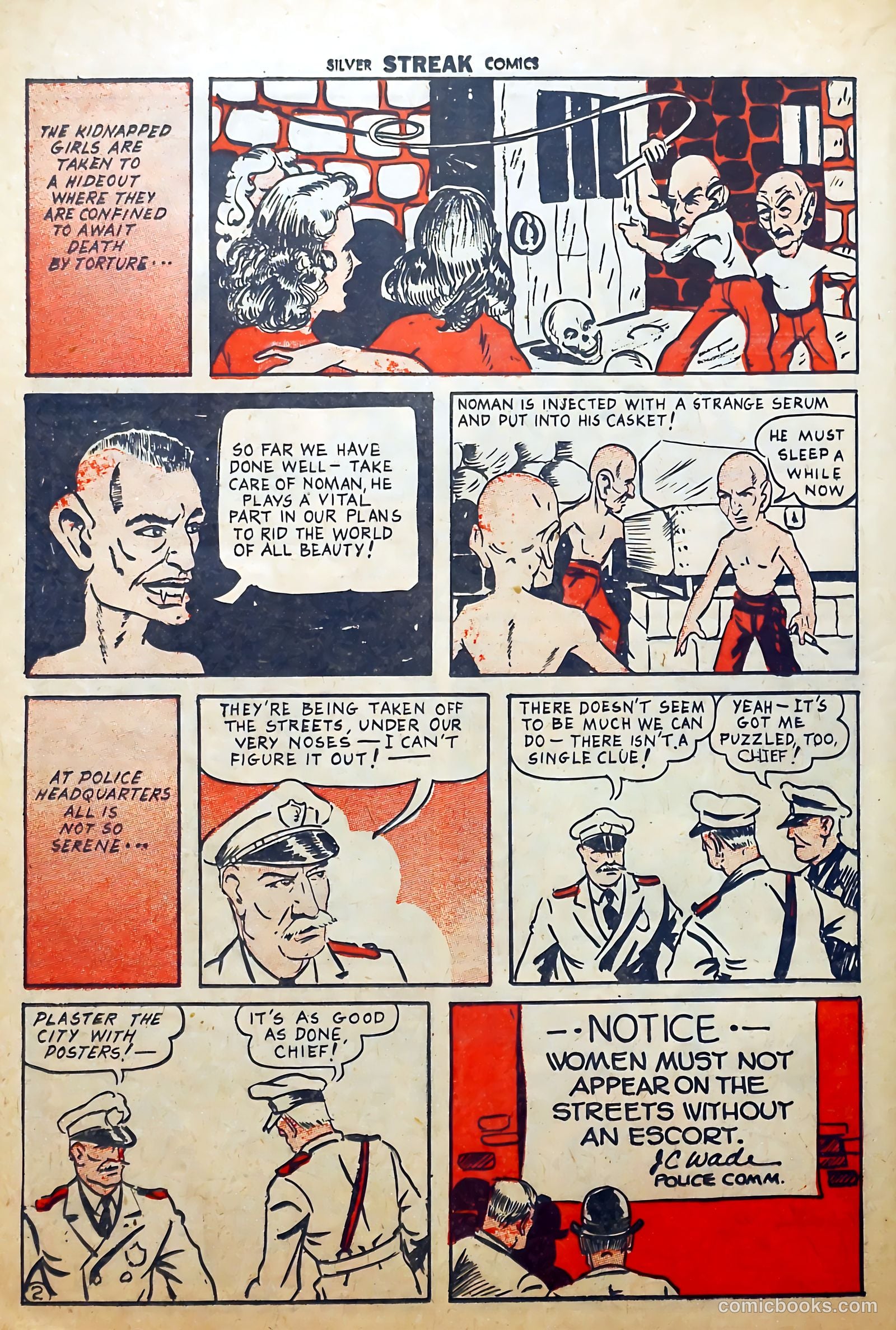 Silver Streak Comics #2 (1940) — page 48 of 68