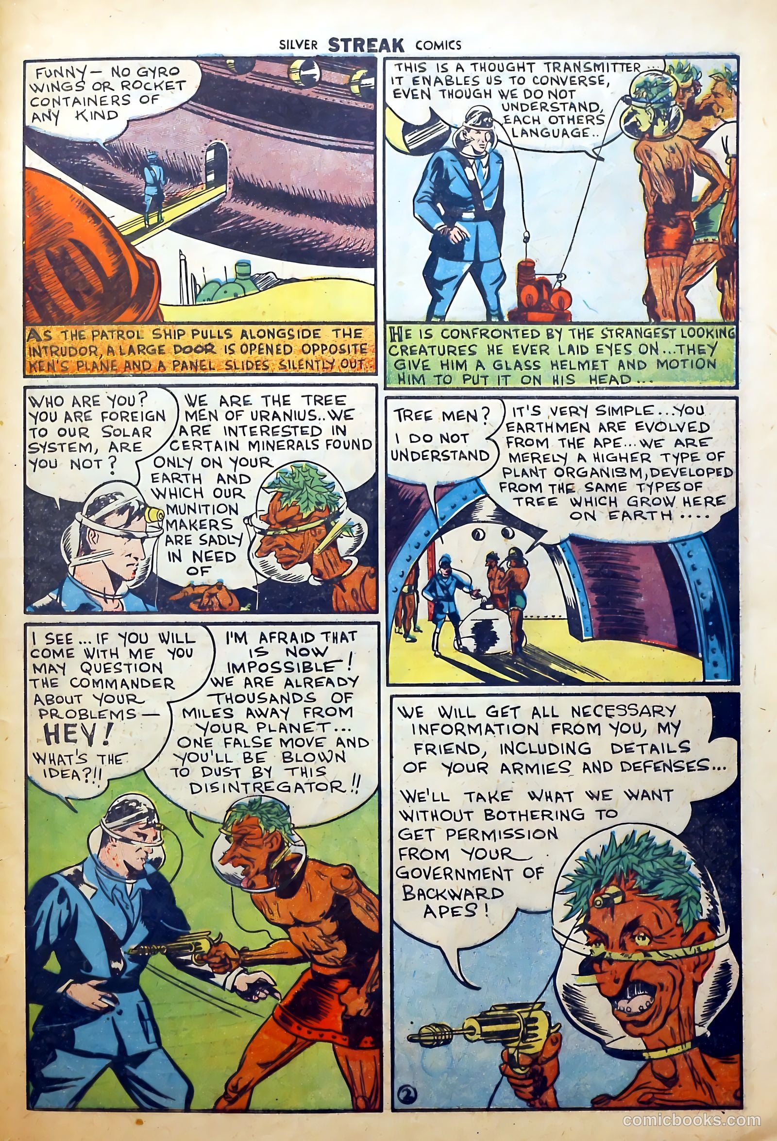 Silver Streak Comics #2 (1940) — page 57 of 68