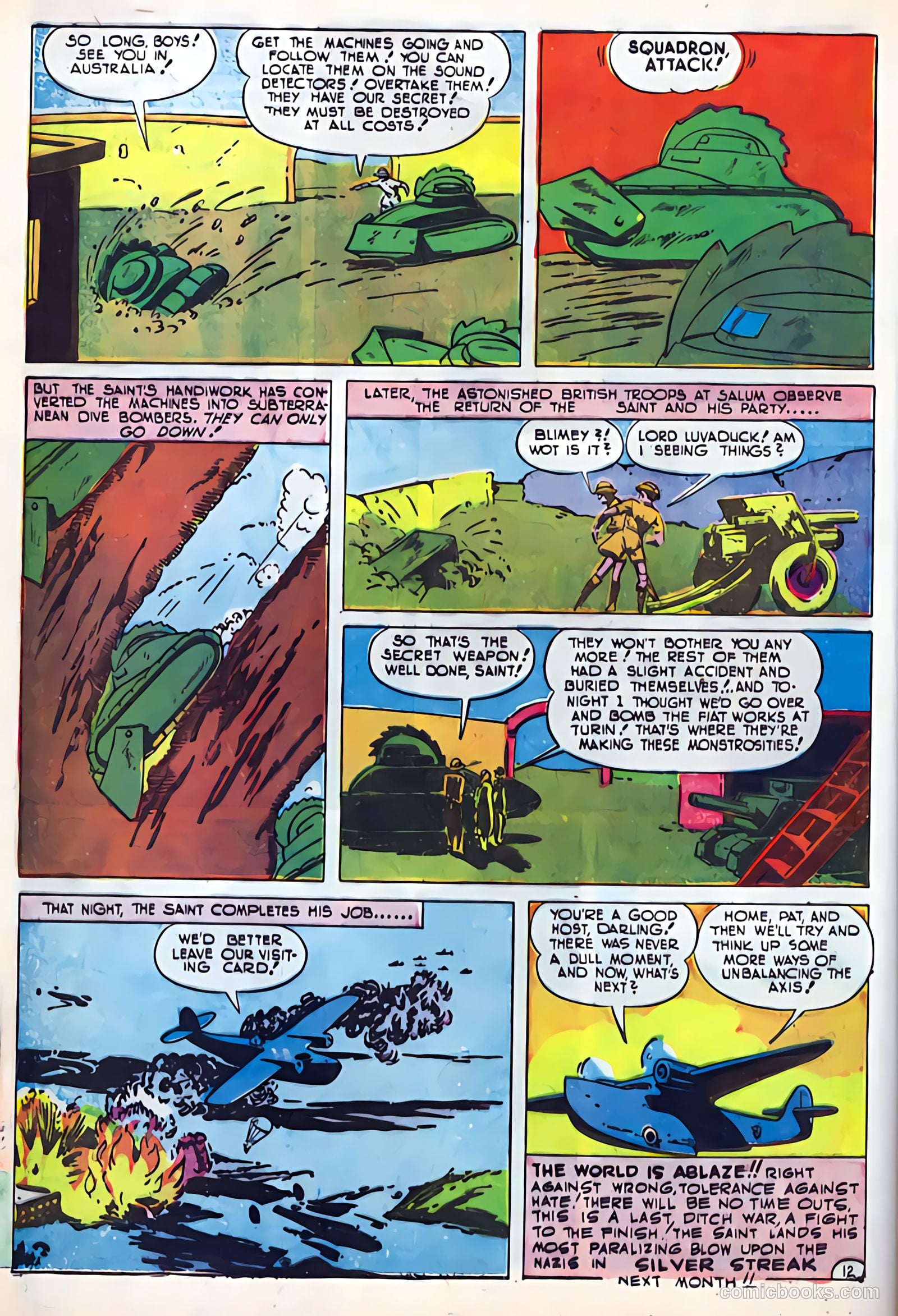 Silver Streak Comics #20 (1942) — page 14 of 70