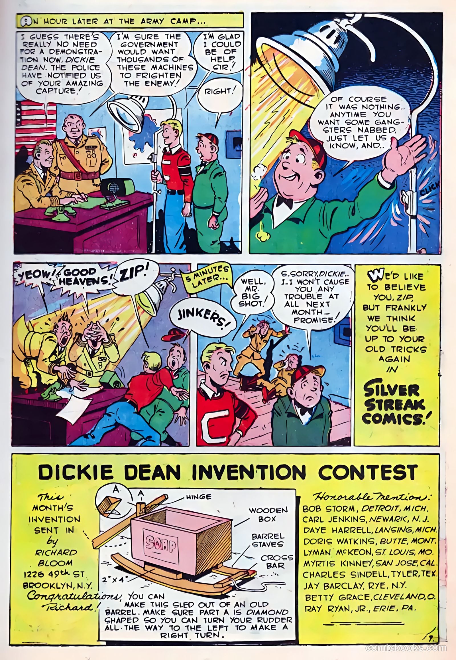 Silver Streak Comics #20 (1942) — page 21 of 70