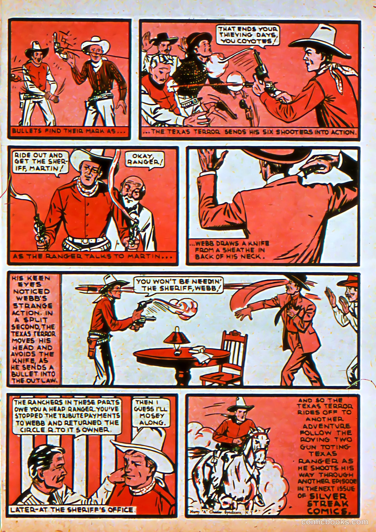 Silver Streak Comics #3 (1940) — page 22 of 69