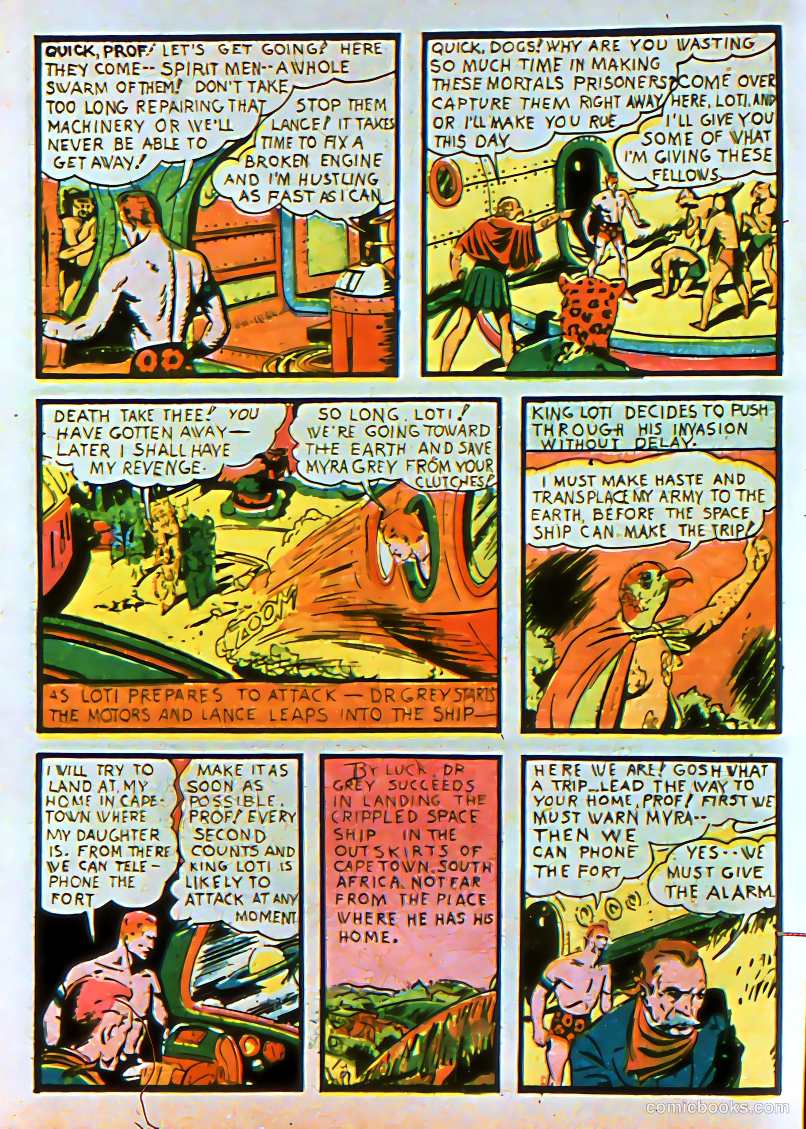 Silver Streak Comics #3 (1940) — page 29 of 69