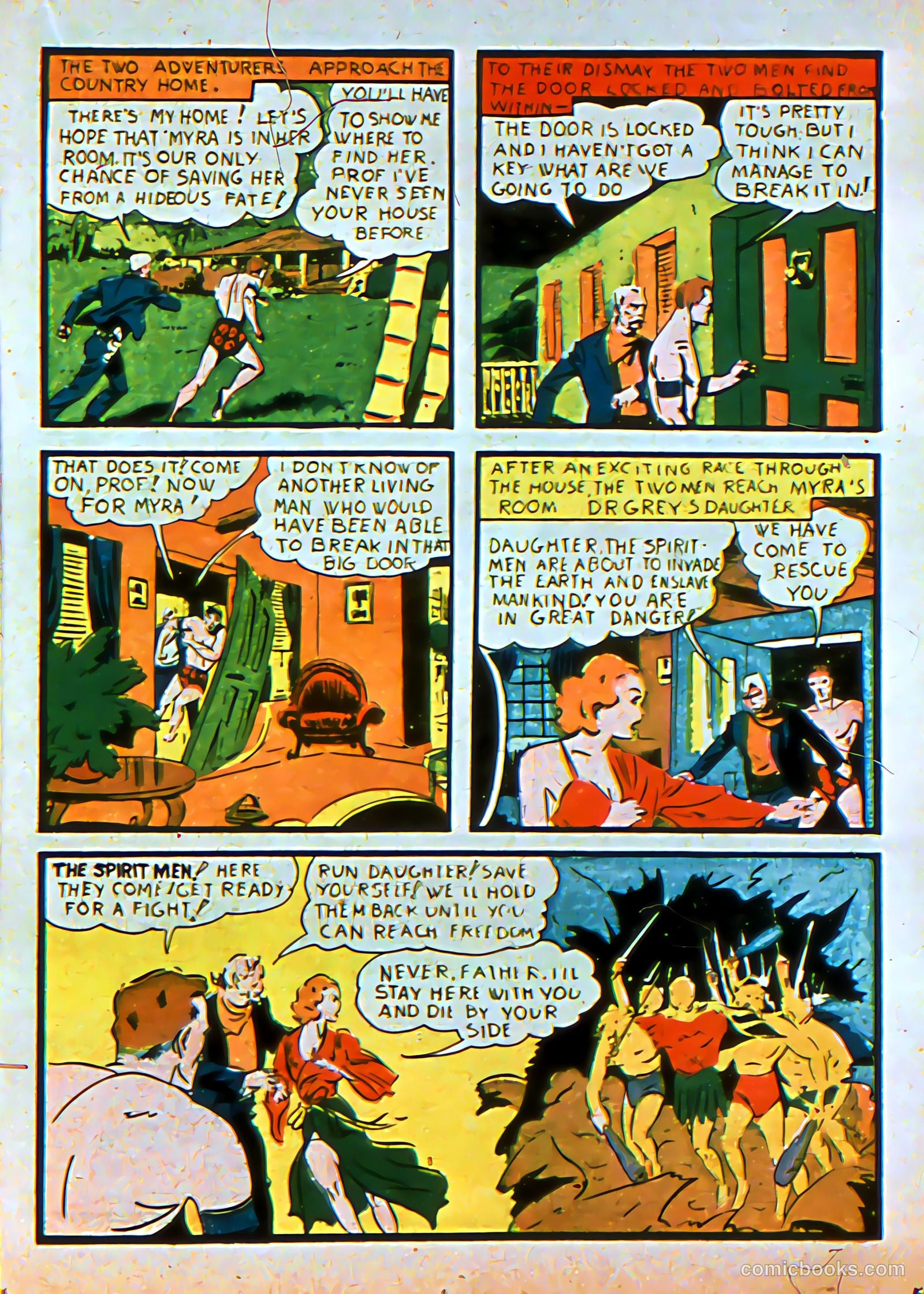 Silver Streak Comics #3 (1940) — page 30 of 69