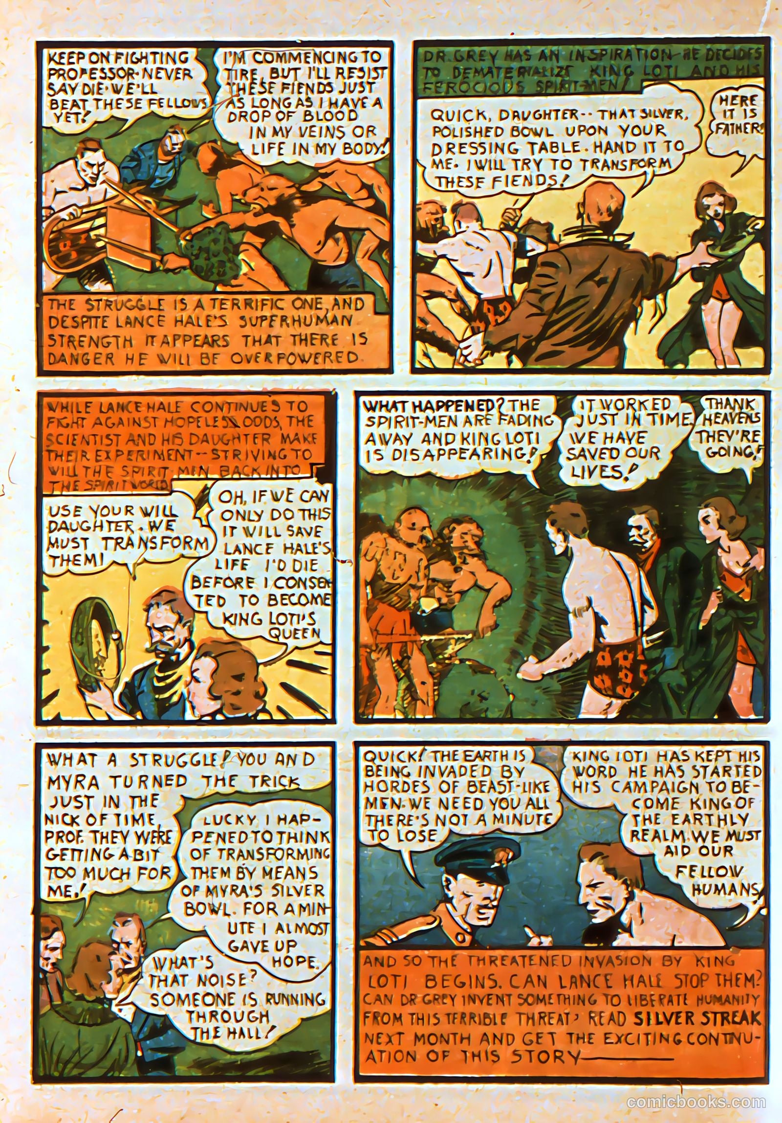 Silver Streak Comics #3 (1940) — page 31 of 69