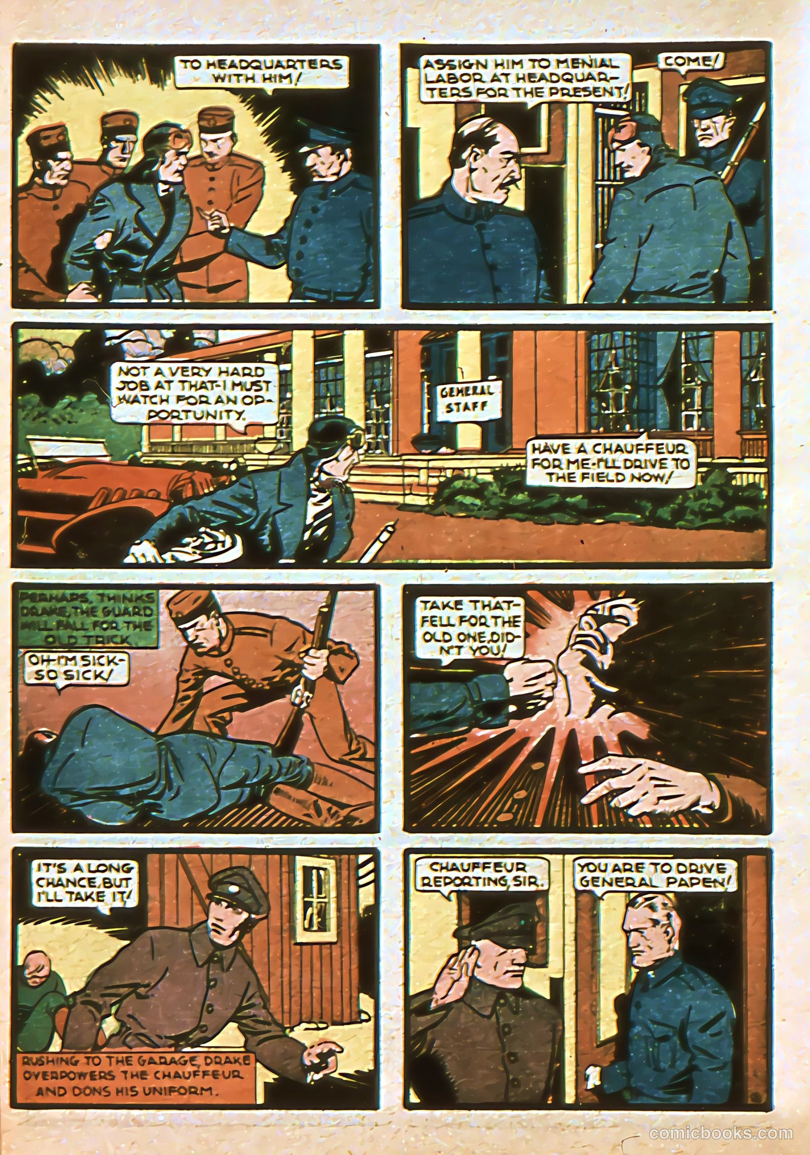 Silver Streak Comics #3 (1940) — page 57 of 69