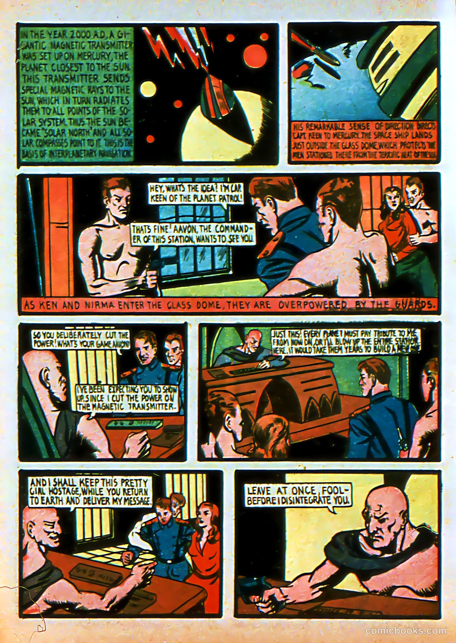 Silver Streak Comics #3 (1940) — page 63 of 69