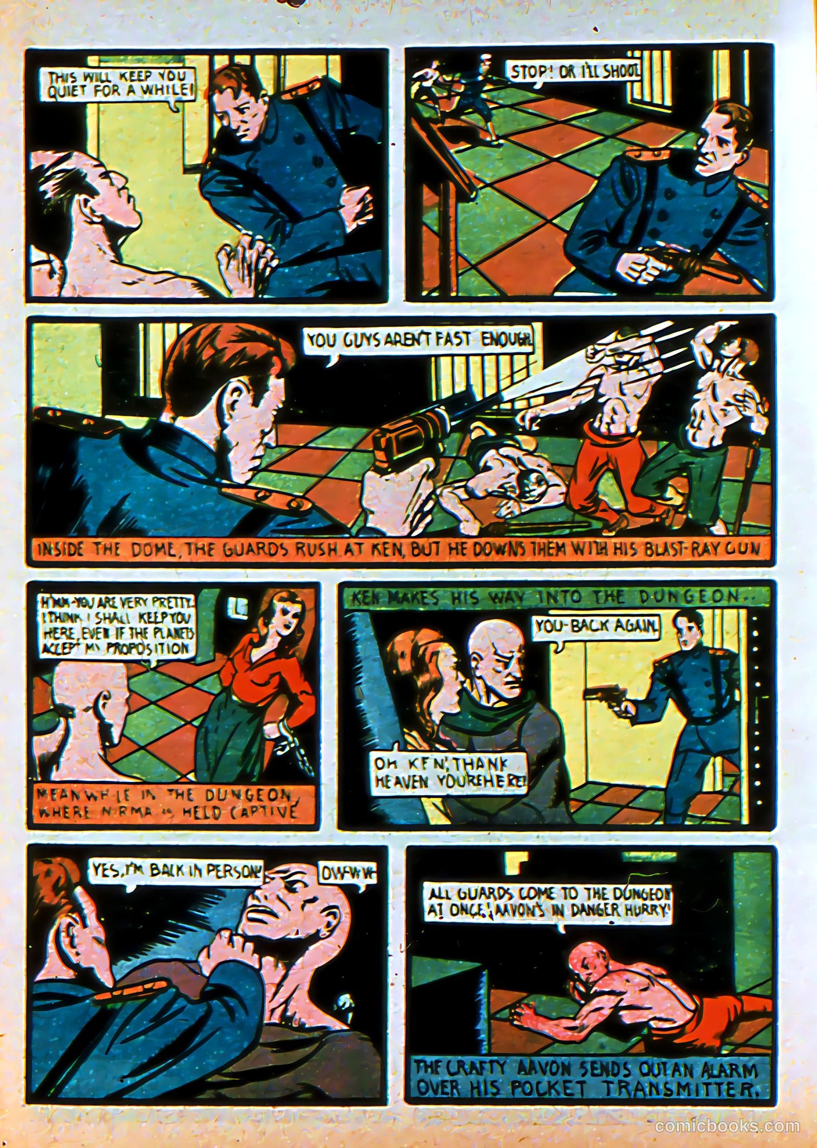 Silver Streak Comics #3 (1940) — page 65 of 69