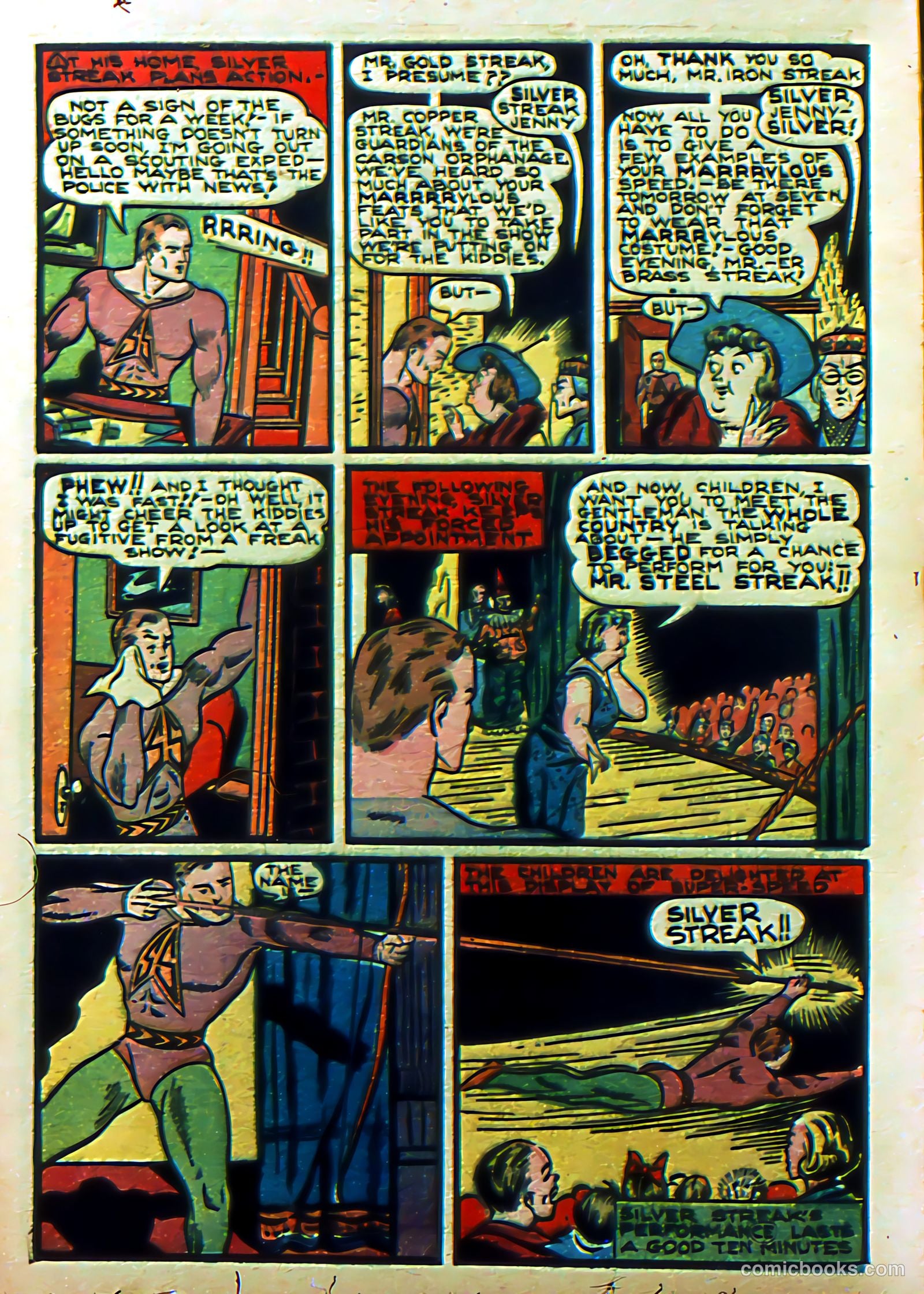 Silver Streak Comics #4 (1940) — page 4 of 69