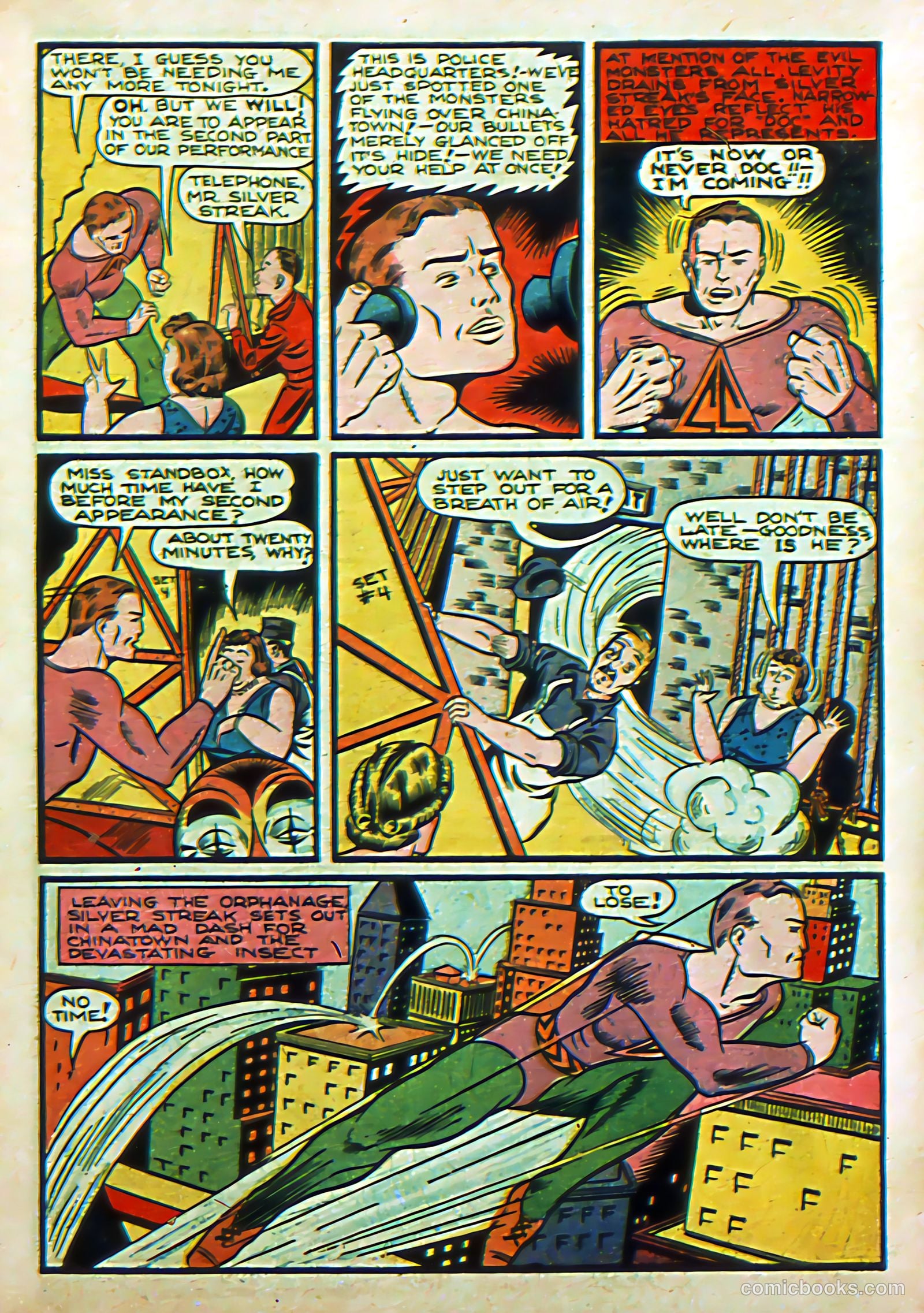Silver Streak Comics #4 (1940) — page 5 of 69