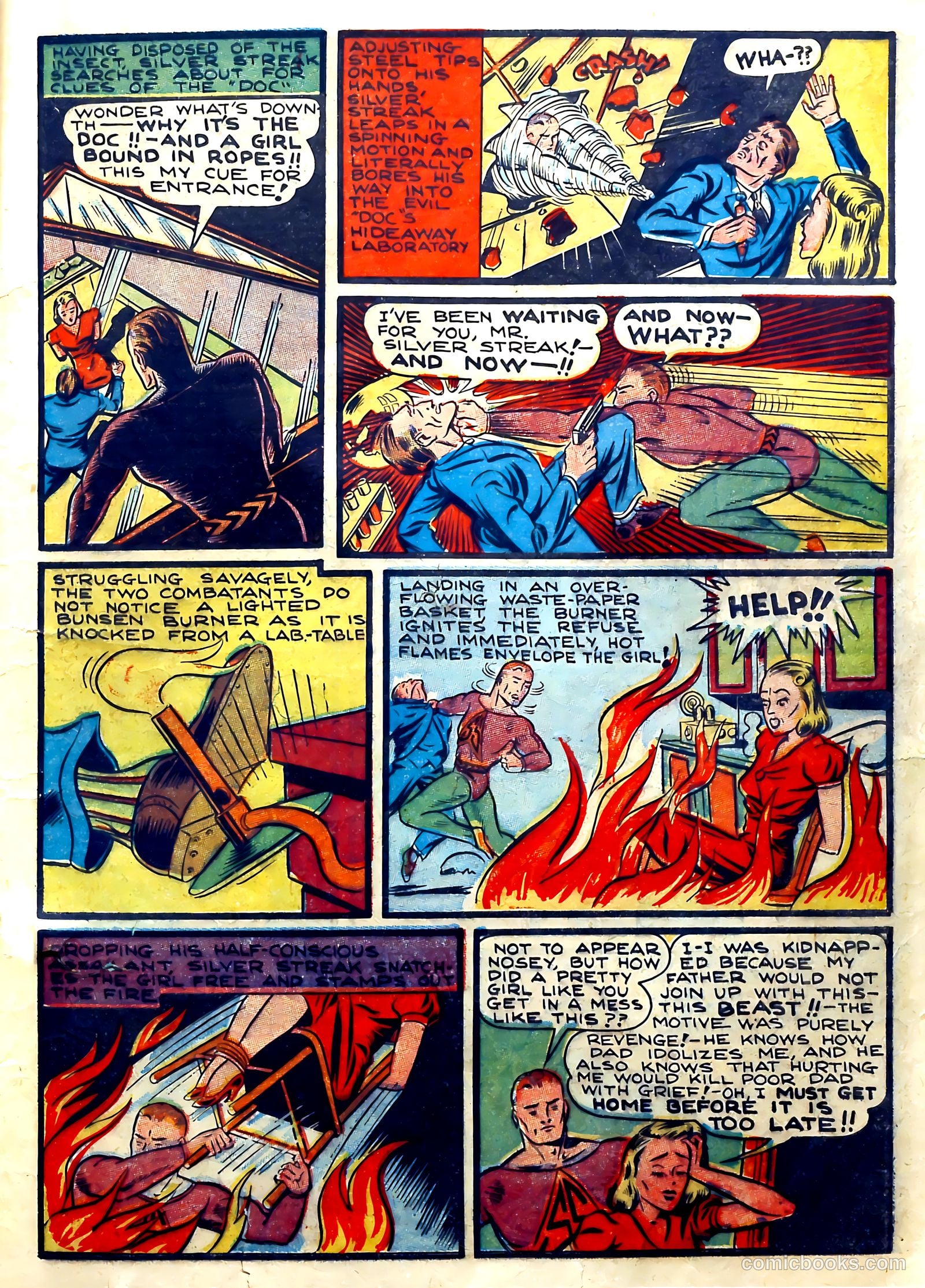 Silver Streak Comics #4 (1940) — page 7 of 69