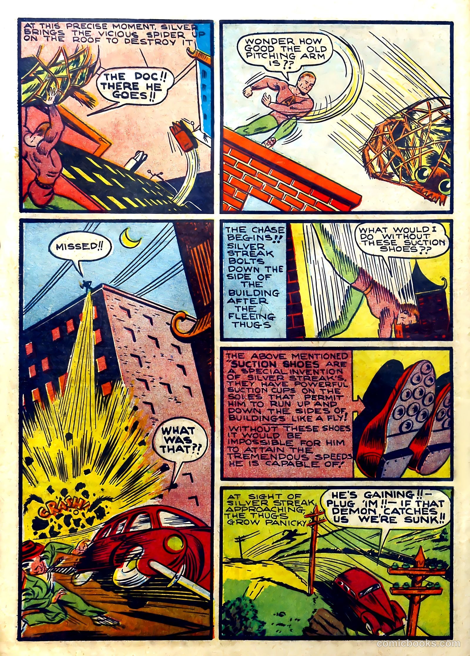 Silver Streak Comics #4 (1940) — page 10 of 69