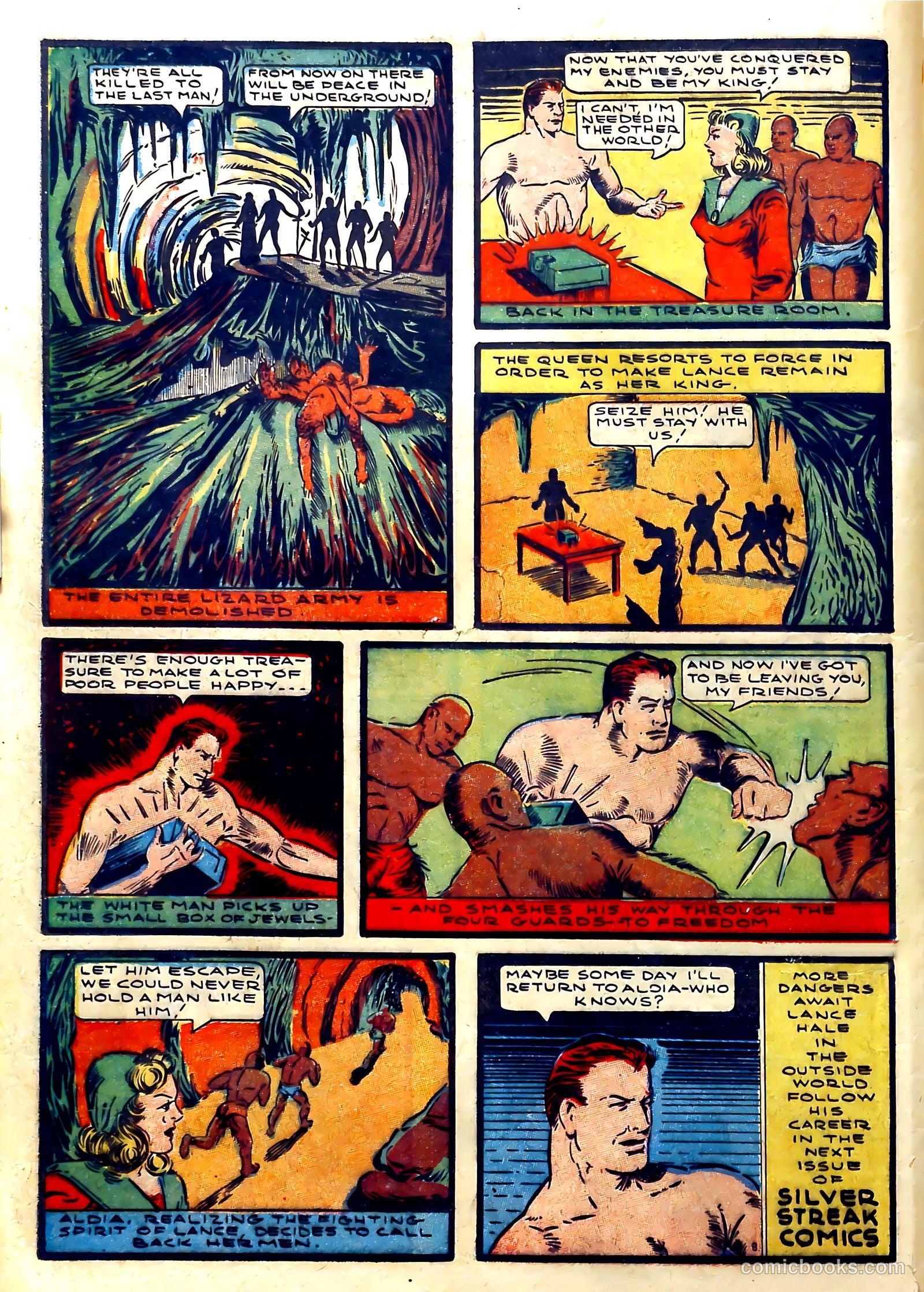 Silver Streak Comics #4 (1940) — page 30 of 69
