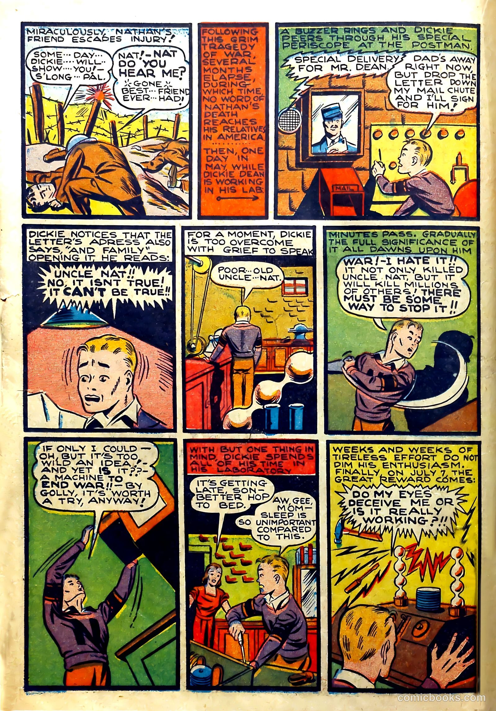 Silver Streak Comics #4 (1940) — page 32 of 69