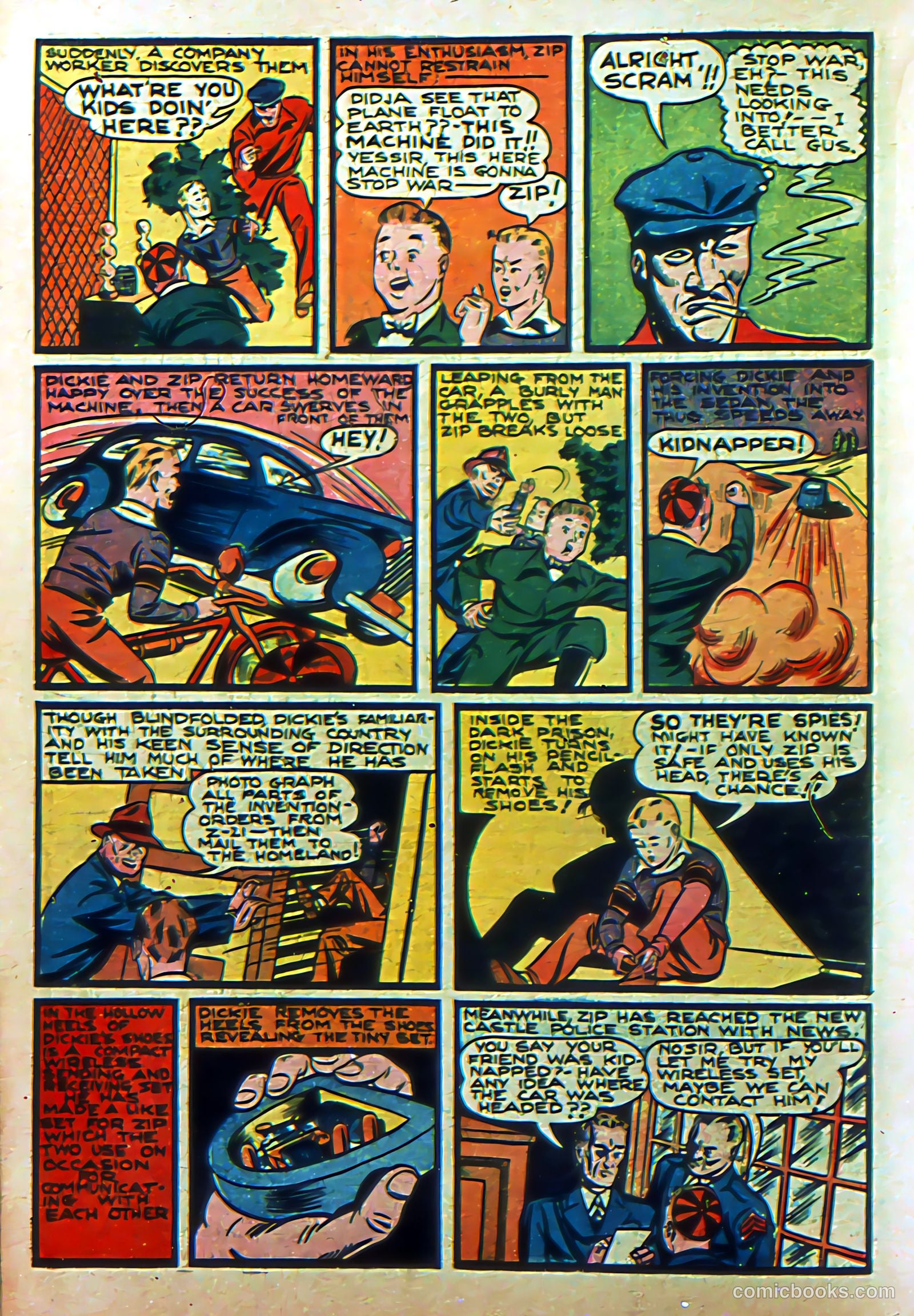 Silver Streak Comics #4 (1940) — page 33 of 69