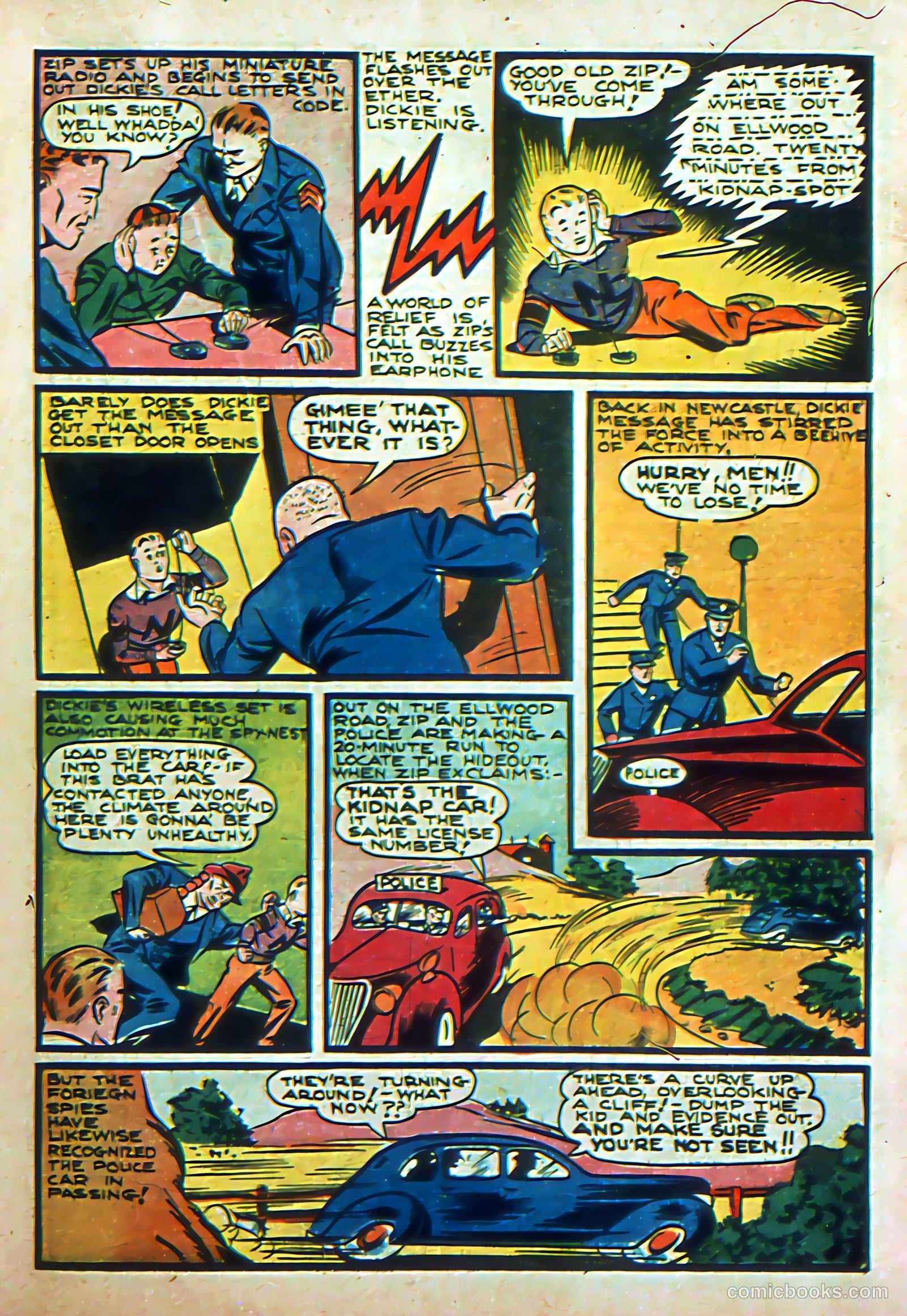 Silver Streak Comics #4 (1940) — page 34 of 69