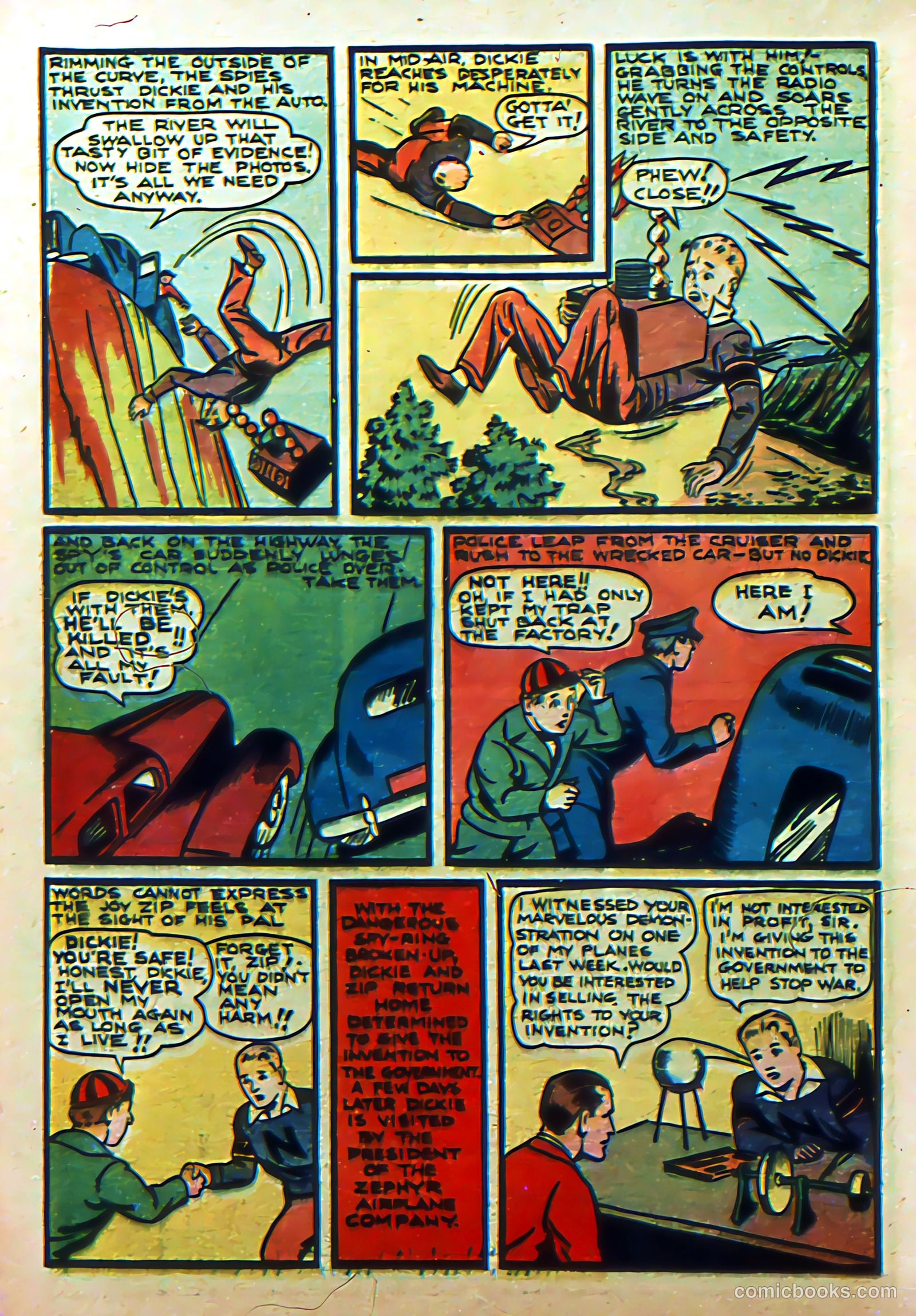 Silver Streak Comics #4 (1940) — page 35 of 69