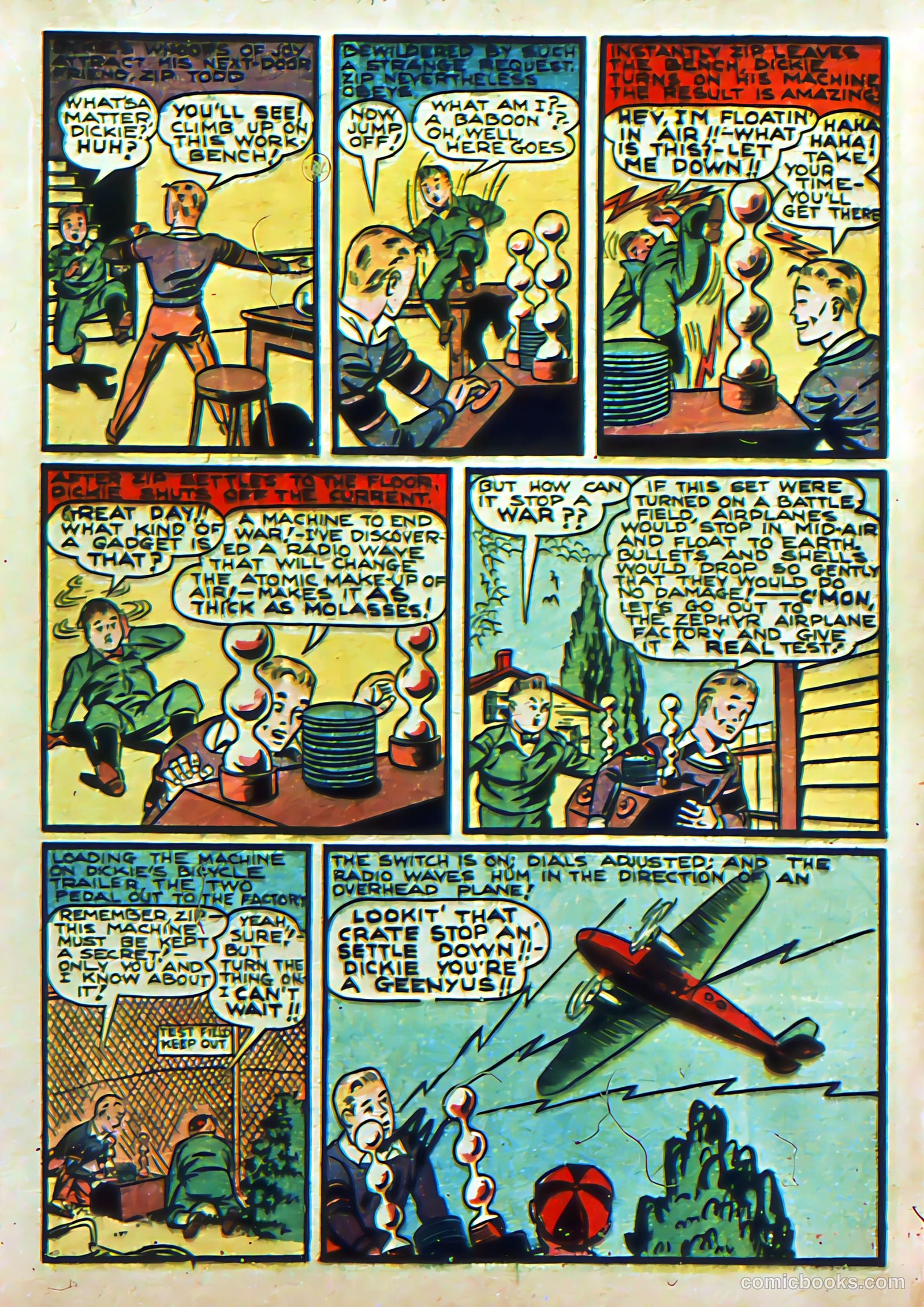 Silver Streak Comics #4 (1940) — page 36 of 69