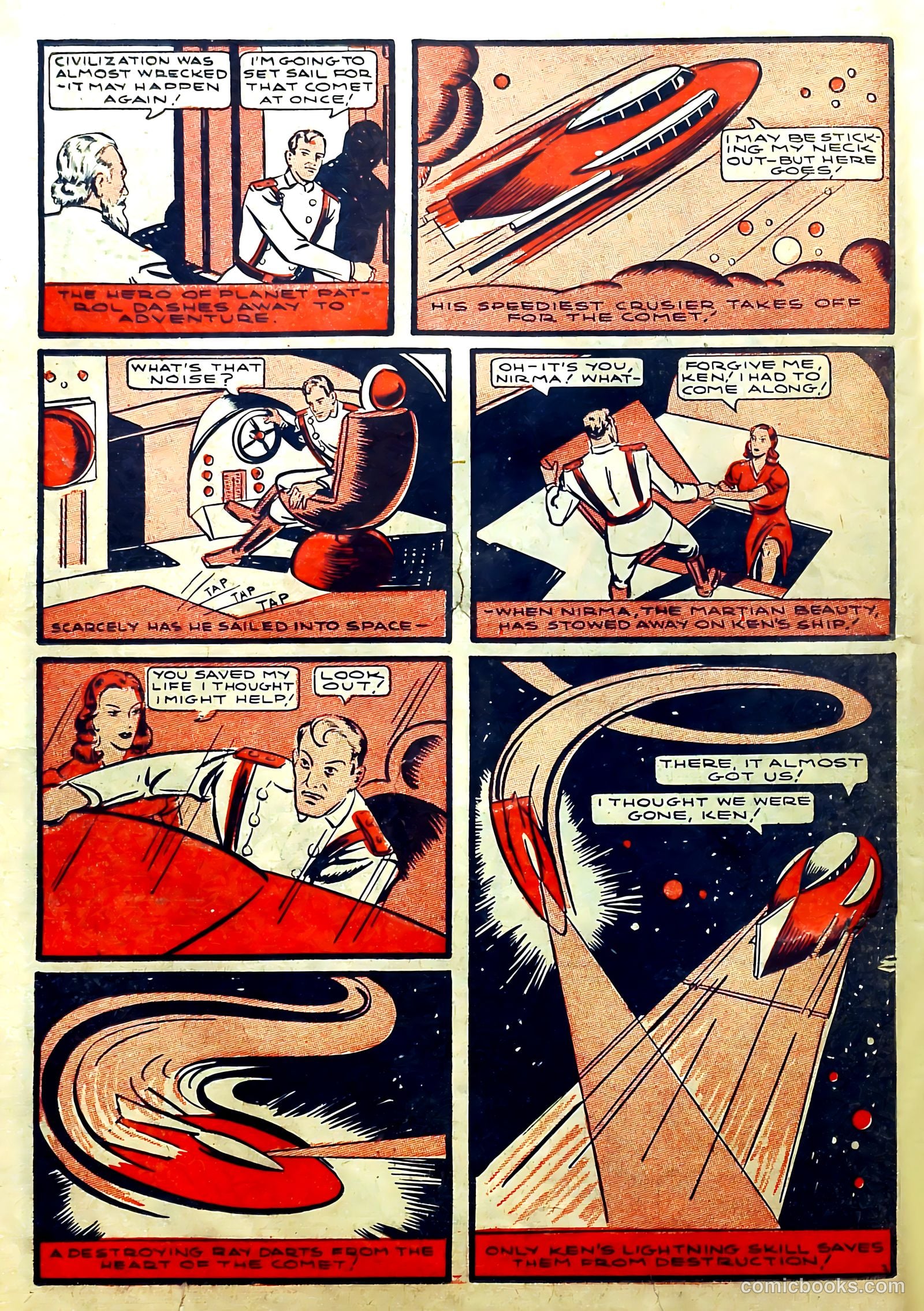 Silver Streak Comics #4 (1940) — page 48 of 69