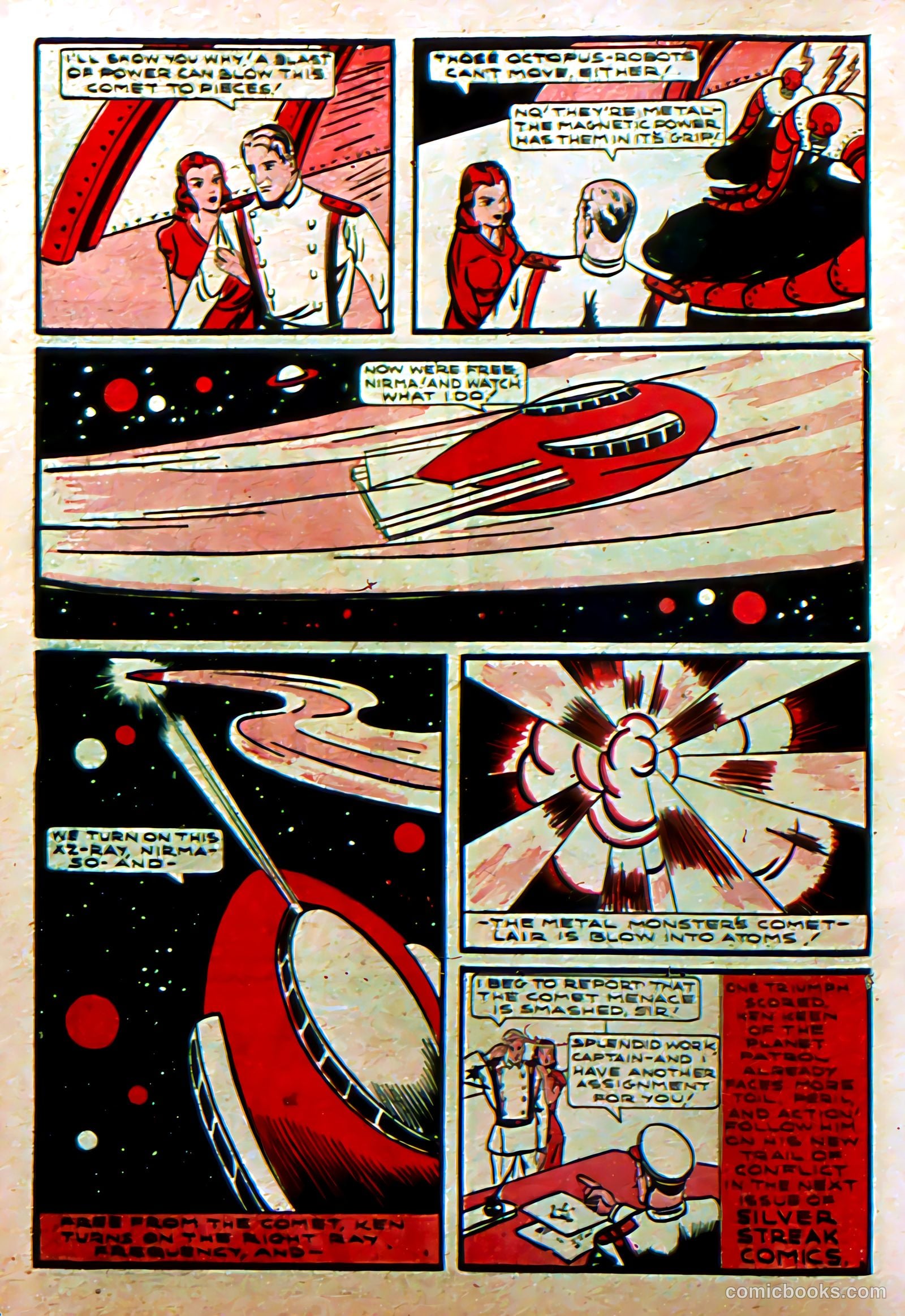 Silver Streak Comics #4 (1940) — page 54 of 69