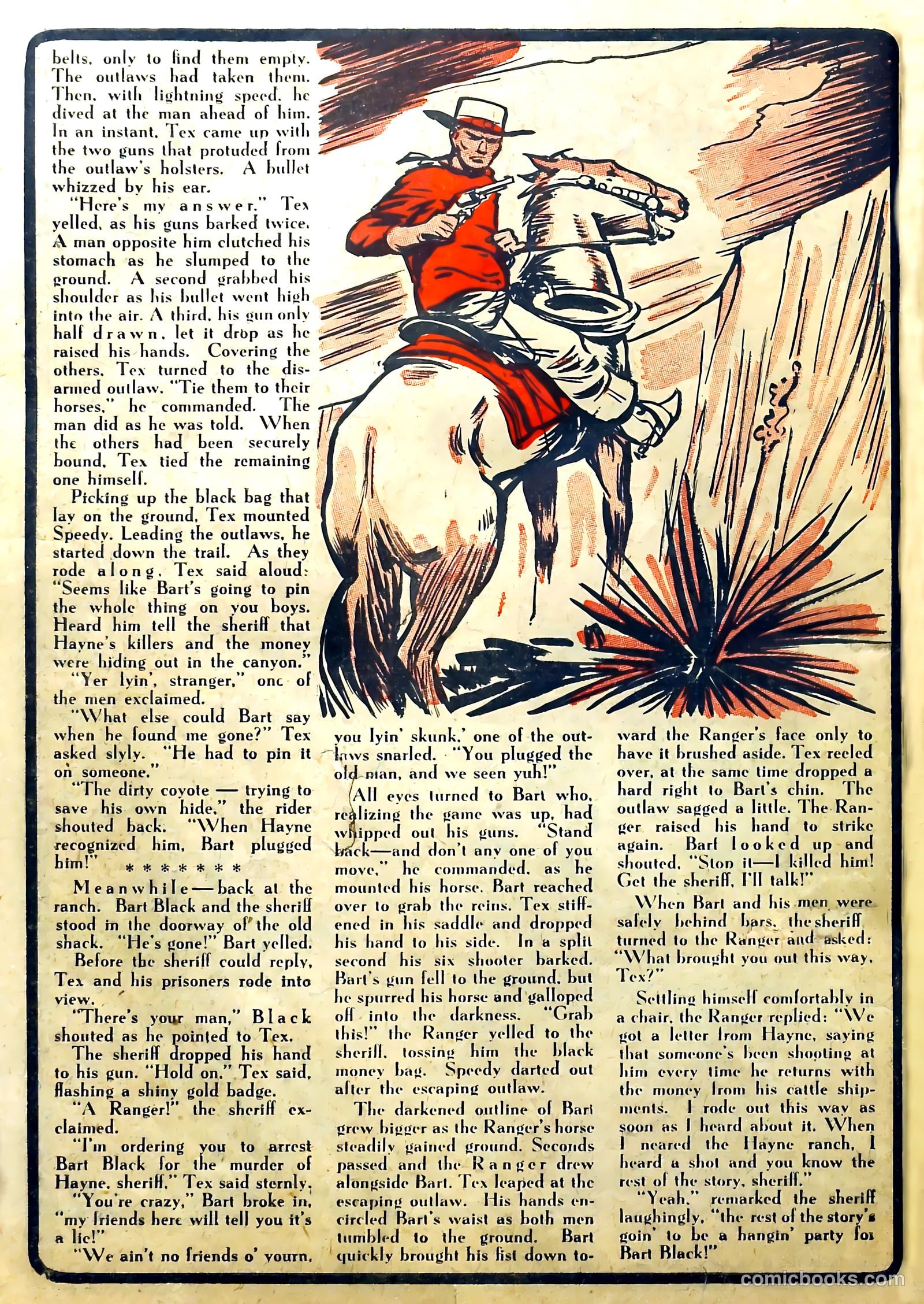 Silver Streak Comics #4 (1940) — page 56 of 69
