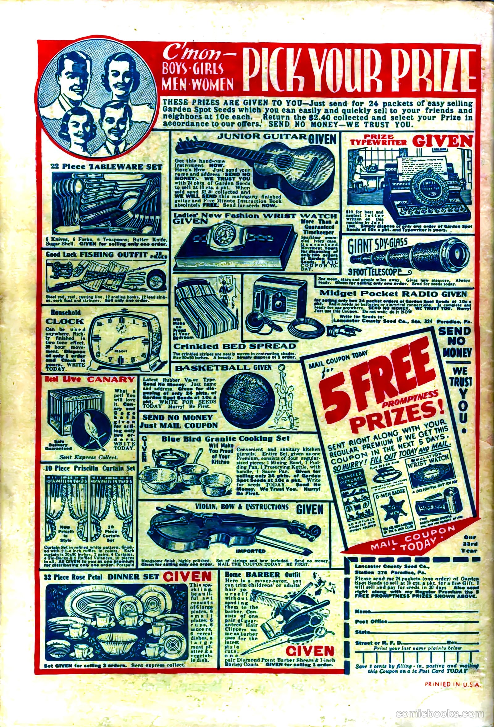 Silver Streak Comics #4 (1940) — page 68 of 69