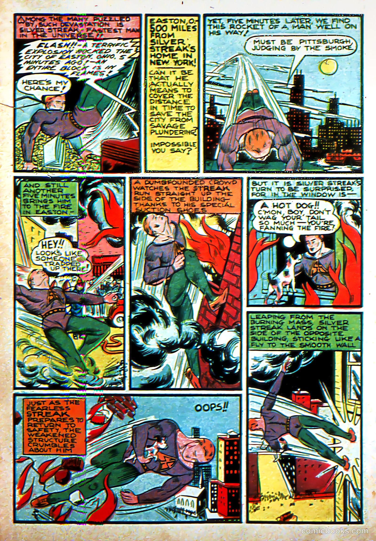 Silver Streak Comics #5 (1940) — page 6 of 69