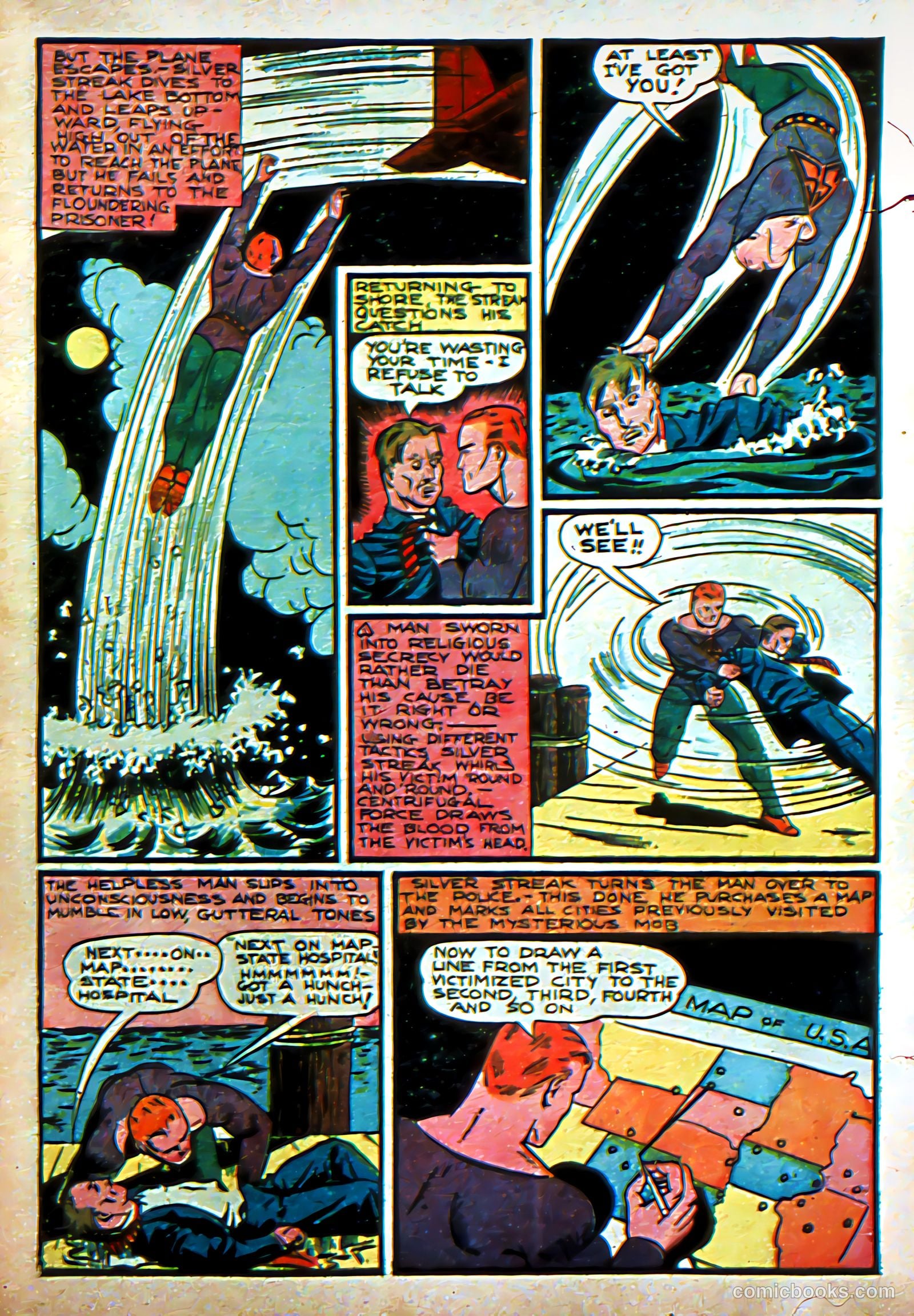 Silver Streak Comics #5 (1940) — page 8 of 69